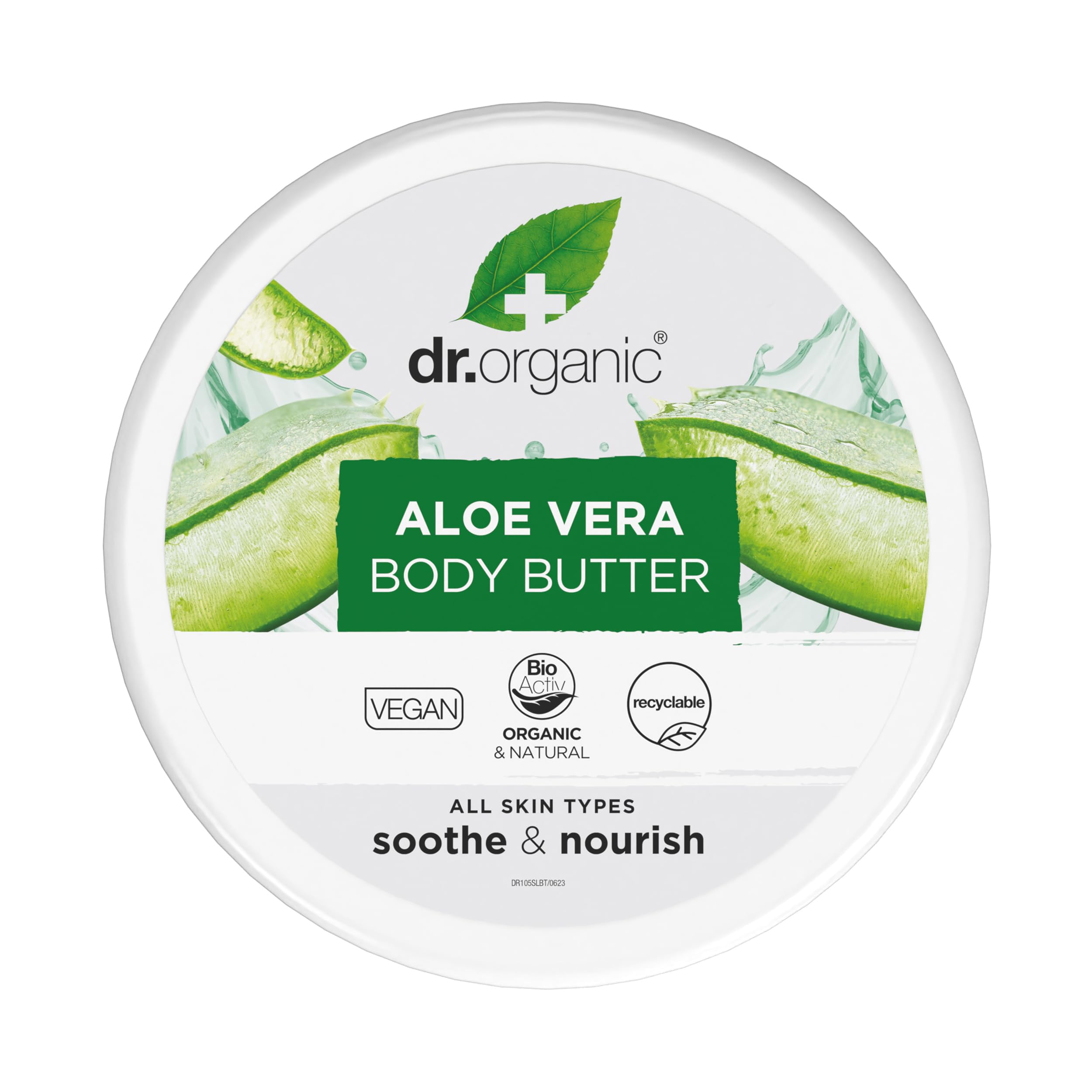 Dr Organic Aloe Vera Soothing & Moisturising Body Butter for All Skin Types