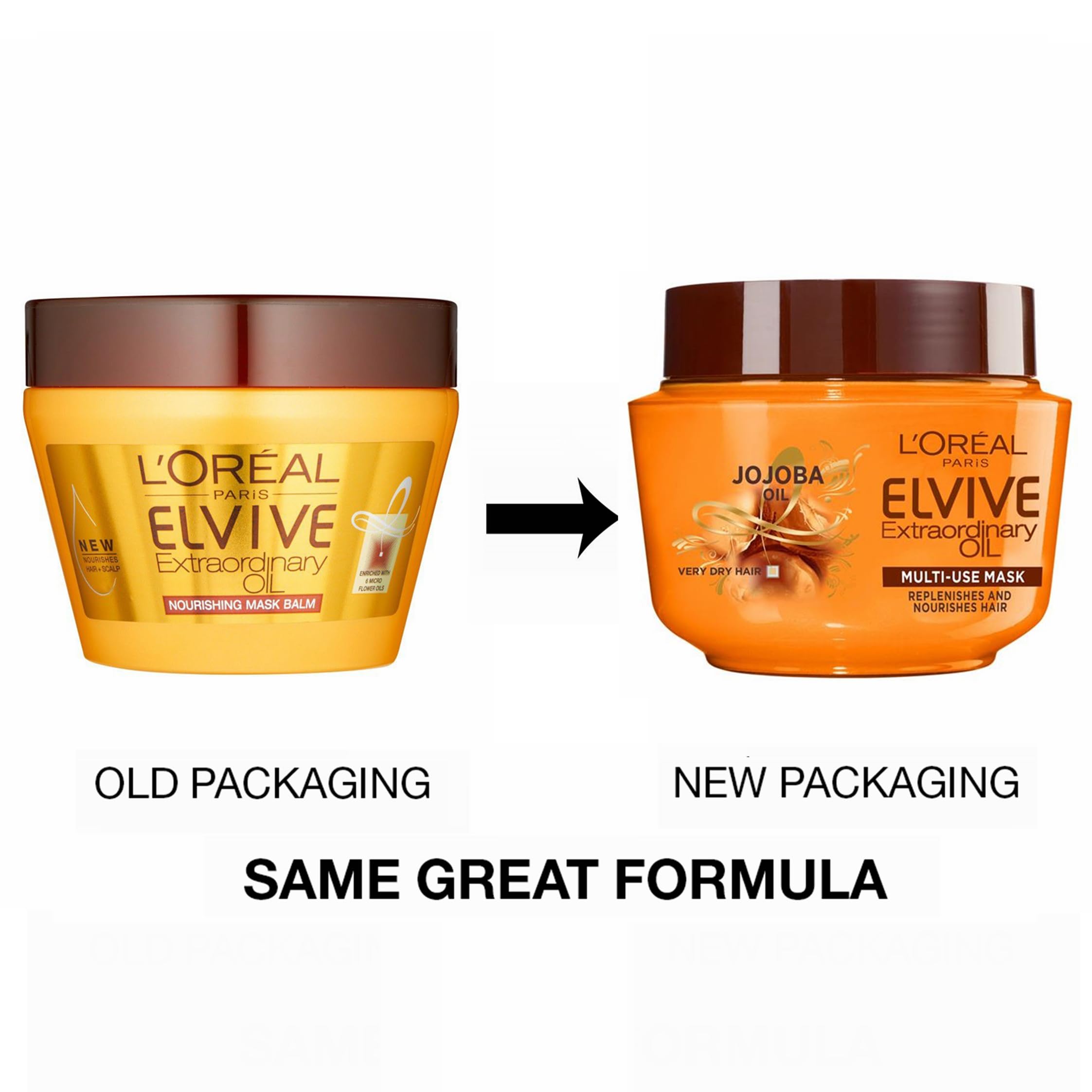 L'Oreal Paris Extraordinary Oil Nourishing Buttery Mask for Dry Hair 300ml 3