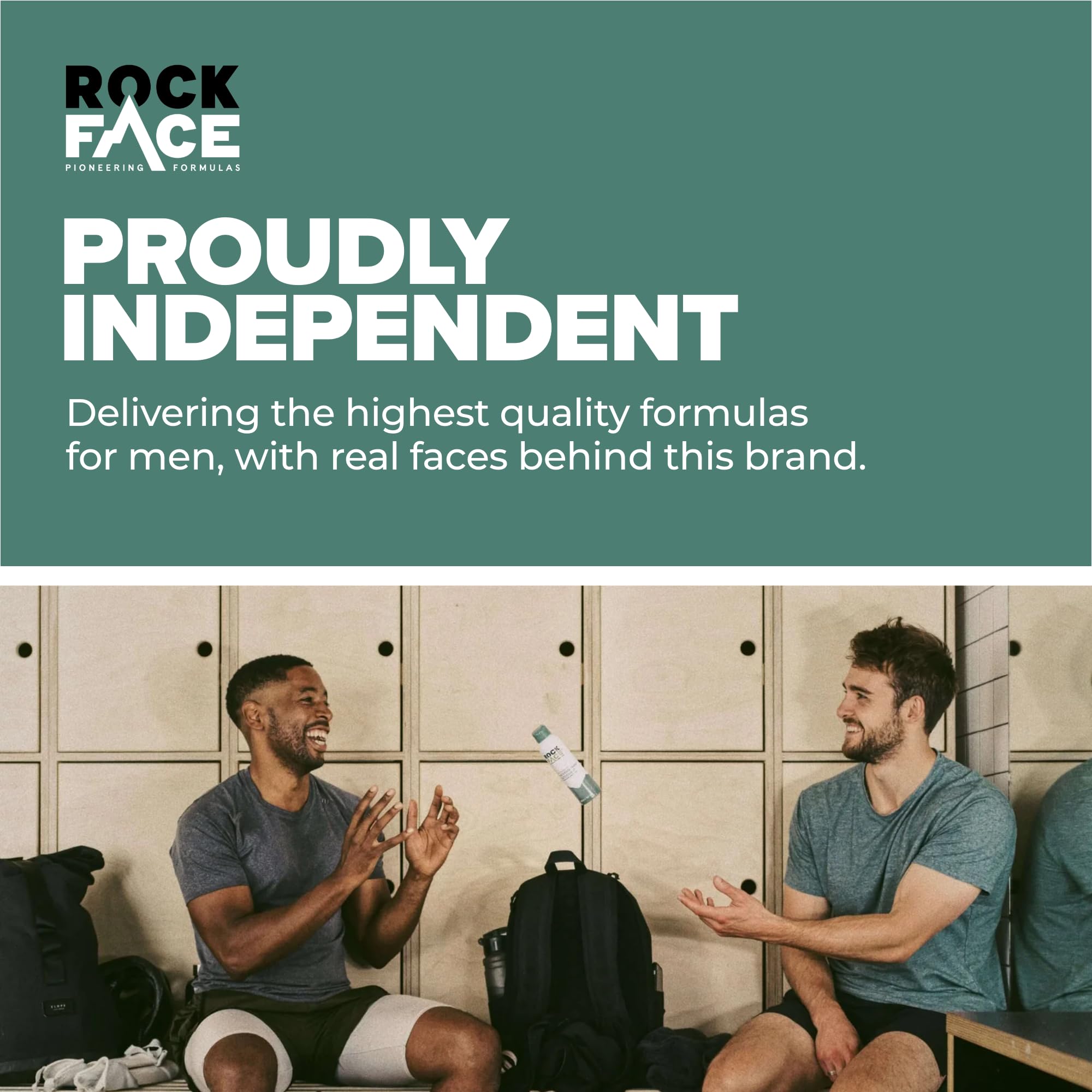 Rockface Exfoliating Face & Body Scrub for Men with Walnut Shells and Rice 6