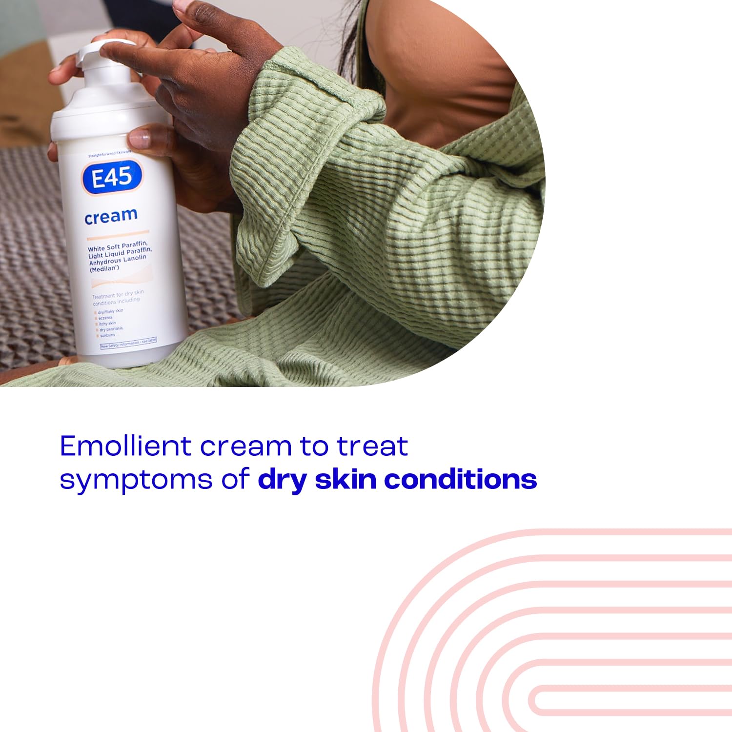 E45 Cream 500g for Dry, Irritated Skin, Eczema, and Dermatitis Relief 3