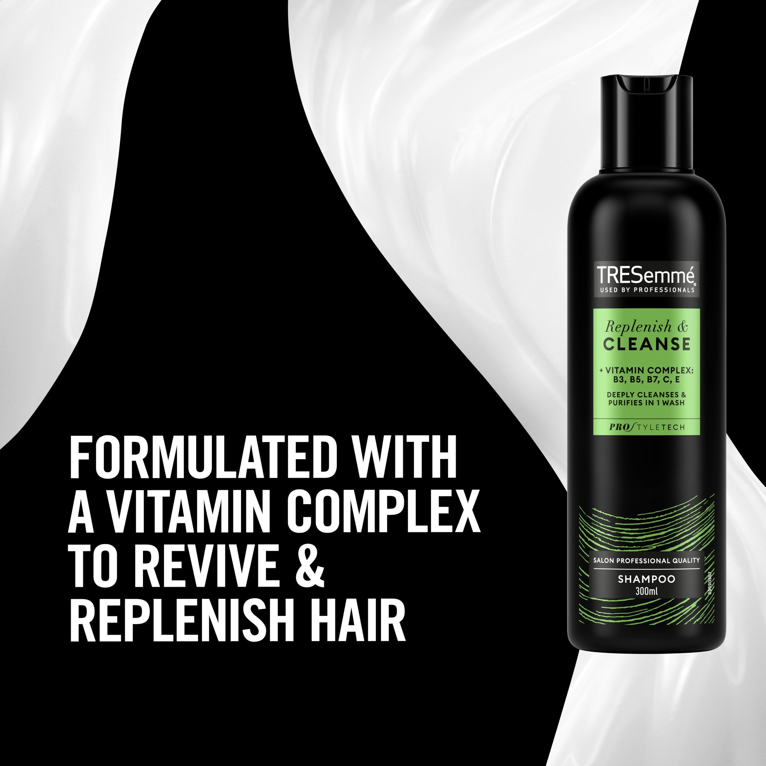 TRESemmé Replenish &amp; Cleanse Shampoo 300 ml 3