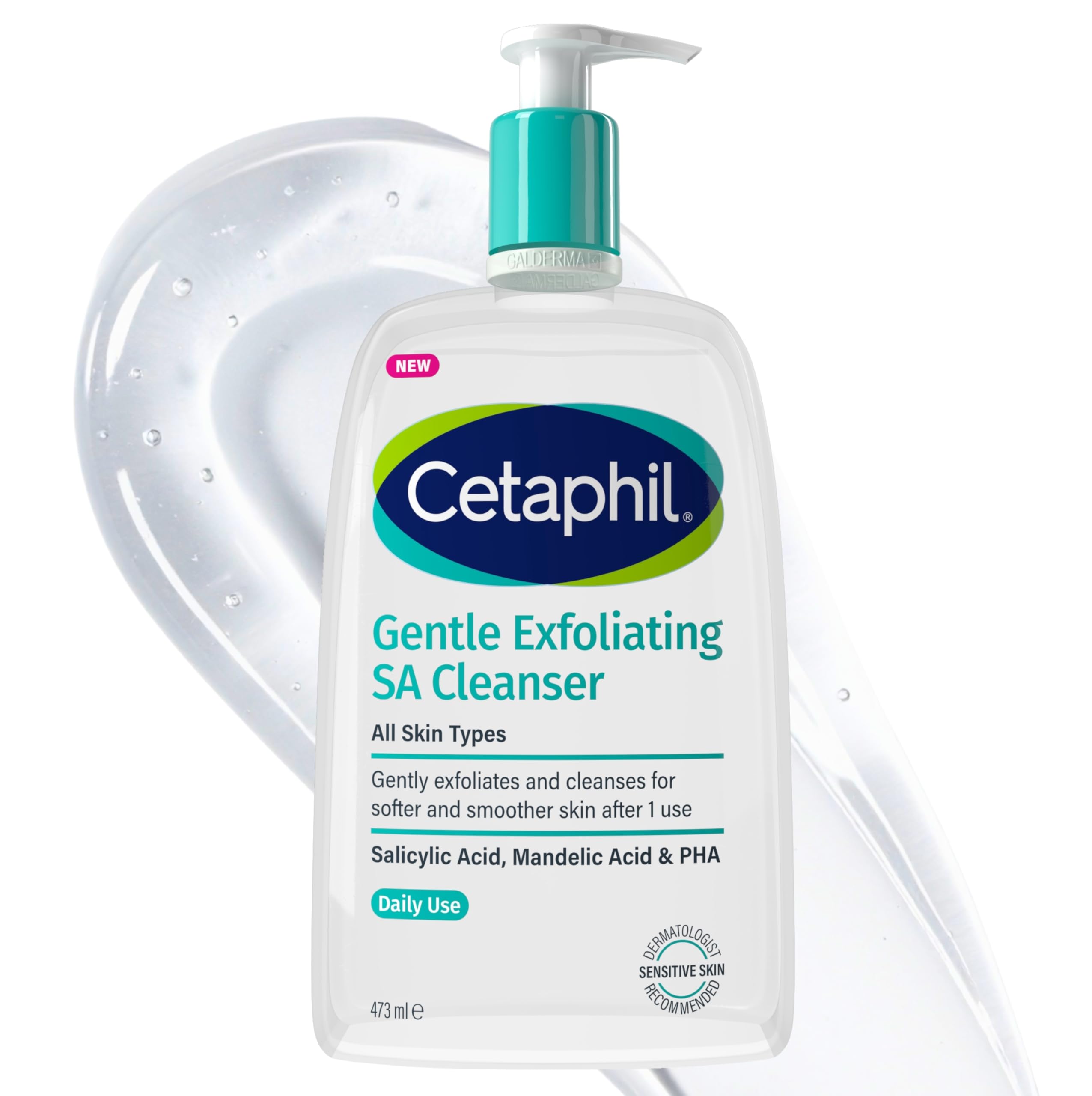 Cetaphil Gentle Exfoliating Salicylic Acid Cleanser SA Face Wash & Body Wash