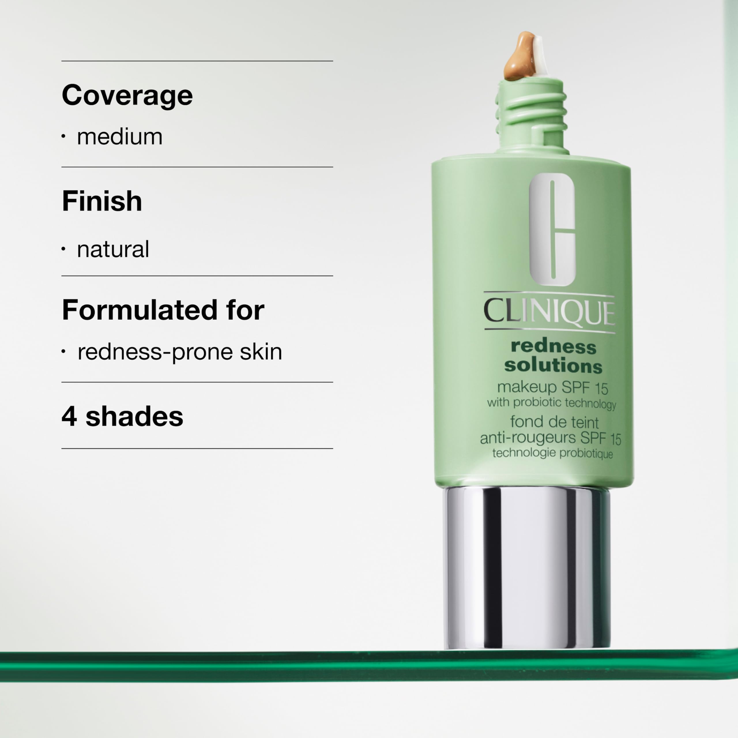 Clinique Redness Solutions Liquid Foundation SPF 15 with Probiotic Technology for Redness 6