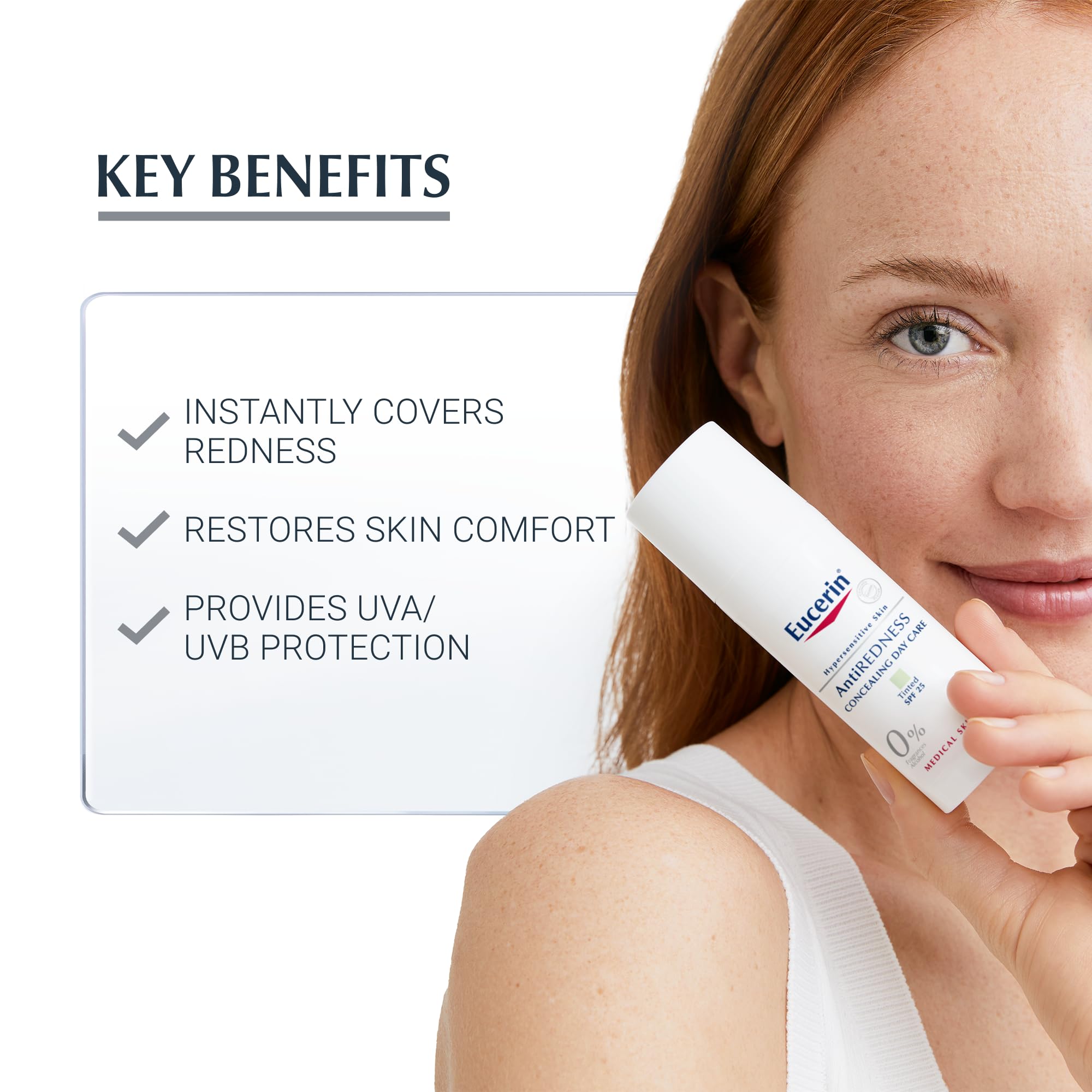 Eucerin AntiRedness Concealing Day Cream SPF 25 for Redness-Prone Skin 50ml