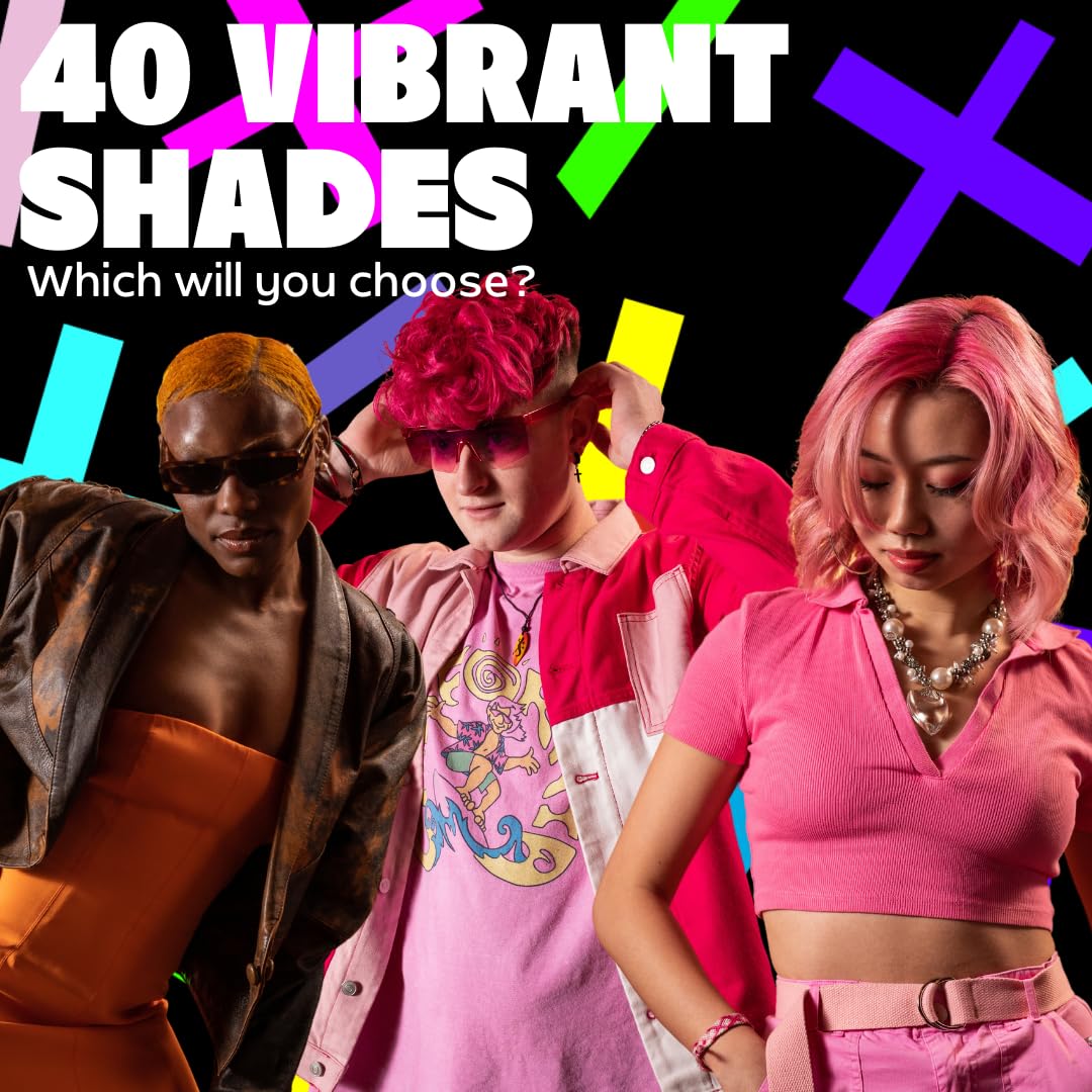 Crazy Color Blue Jade Semi-Permanent Hair Dye Duo - Vegan, Conditioning Teal Aquamarine 9