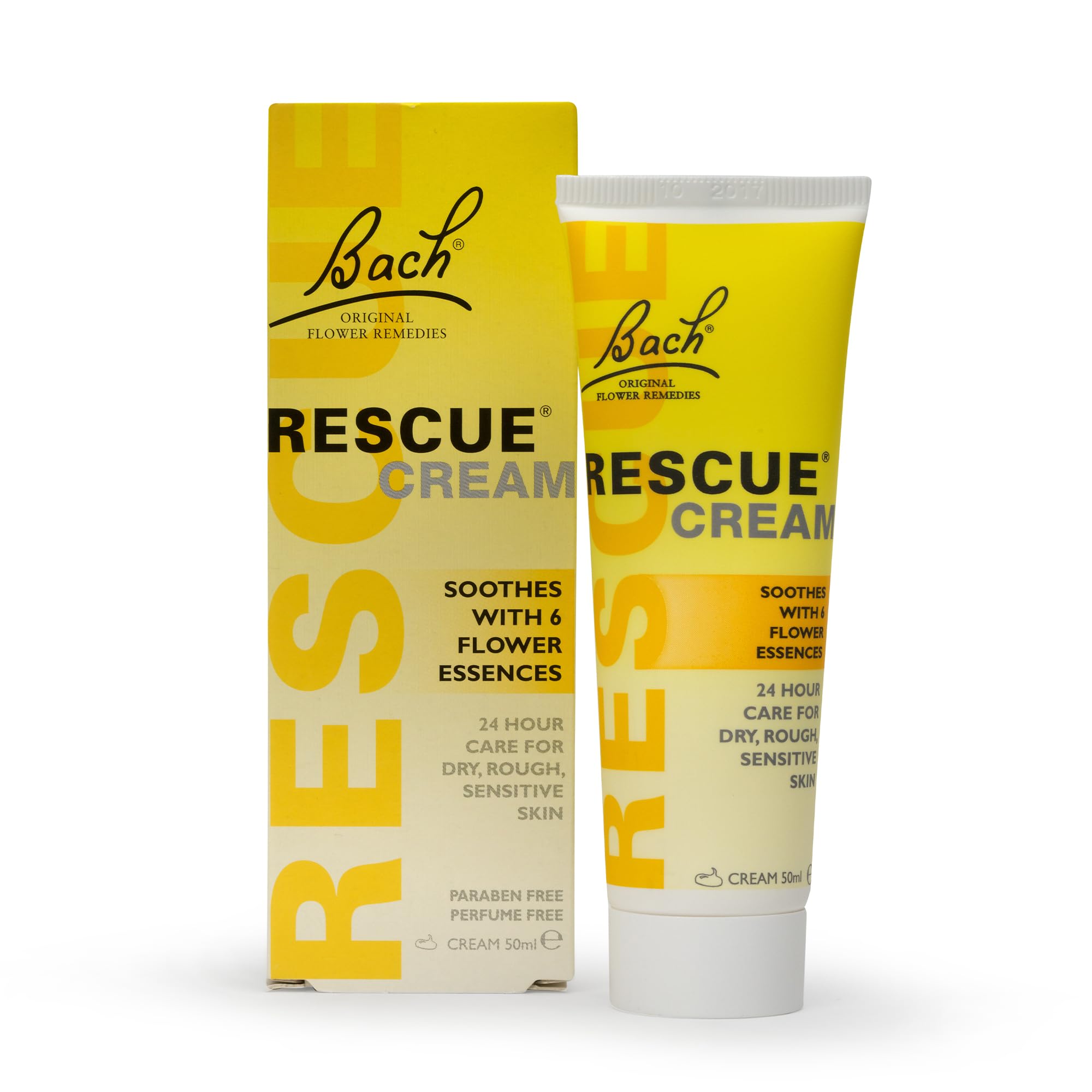 RESCUE Fragrance-Free Moisturising Cream for Face, Body, and Hands (50 ml)