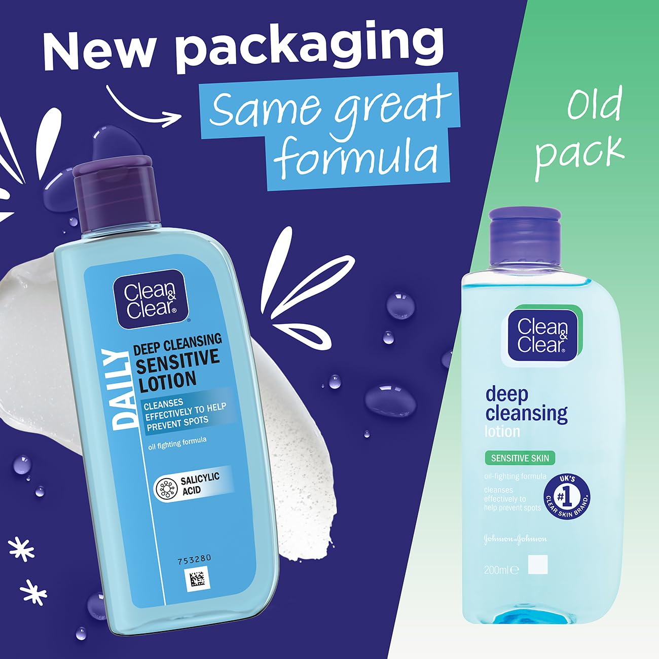 Clean & Clear Deep Cleansing Lotion For Sensitive Skin (200ml) 3