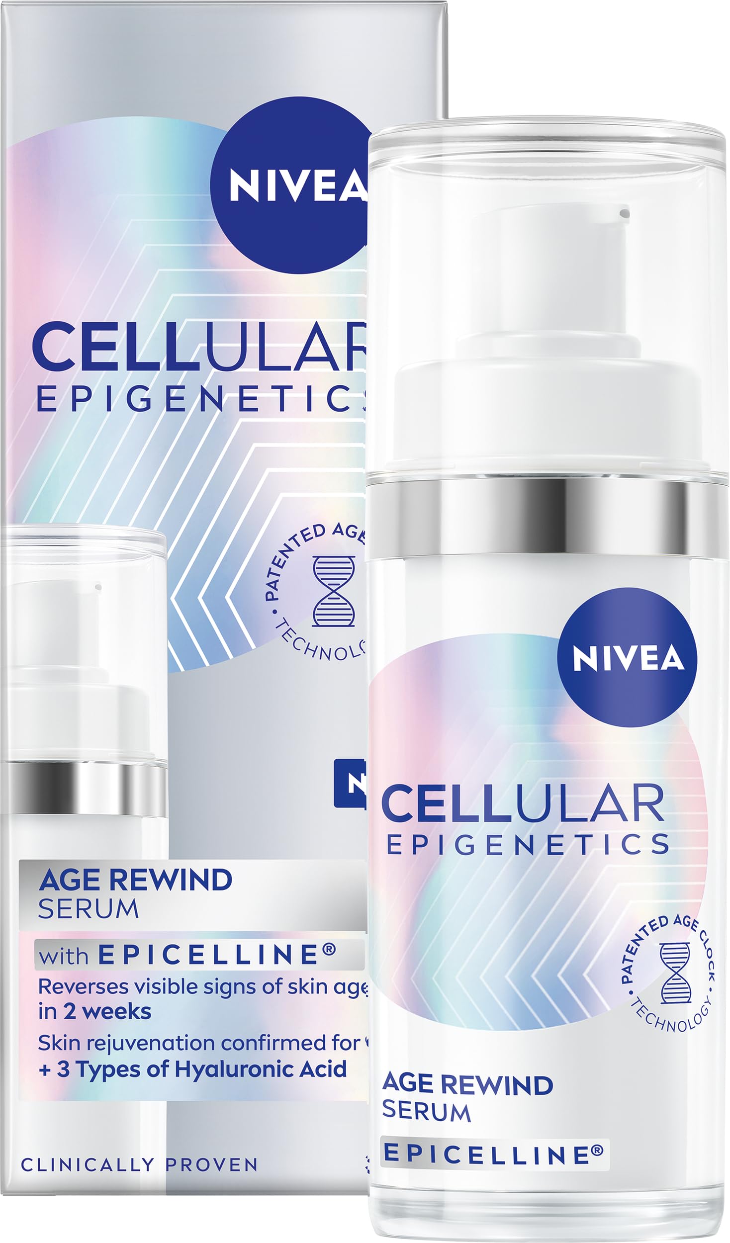 NIVEA CELLULAR Epigenetics Age Rewind Gesichtsserum mit Epicellin (30 ml), An 1