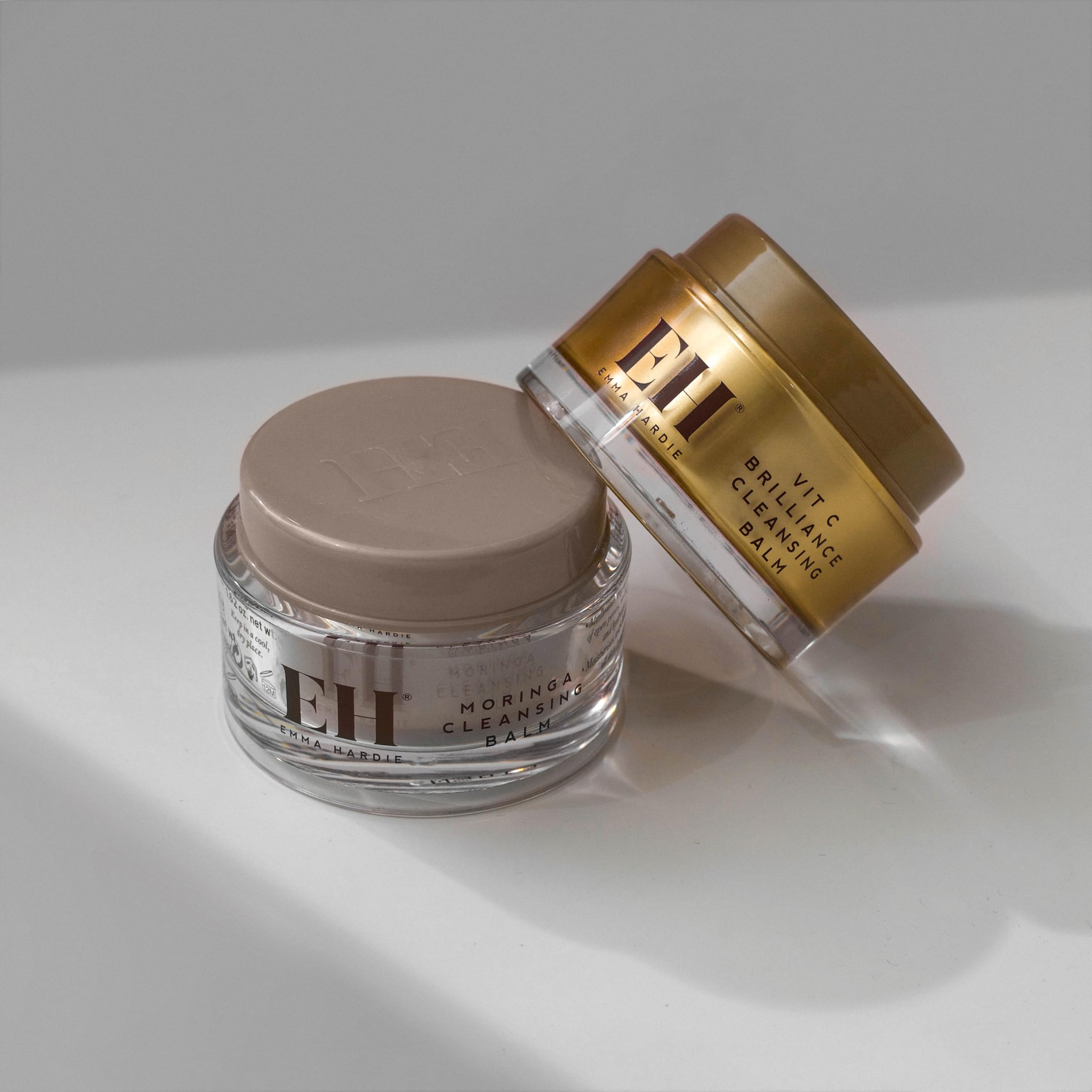 Emma Hardie Iconic Cleansing Duo: Vitamin C Brilliance & Moringa Balms (2 x 50g)