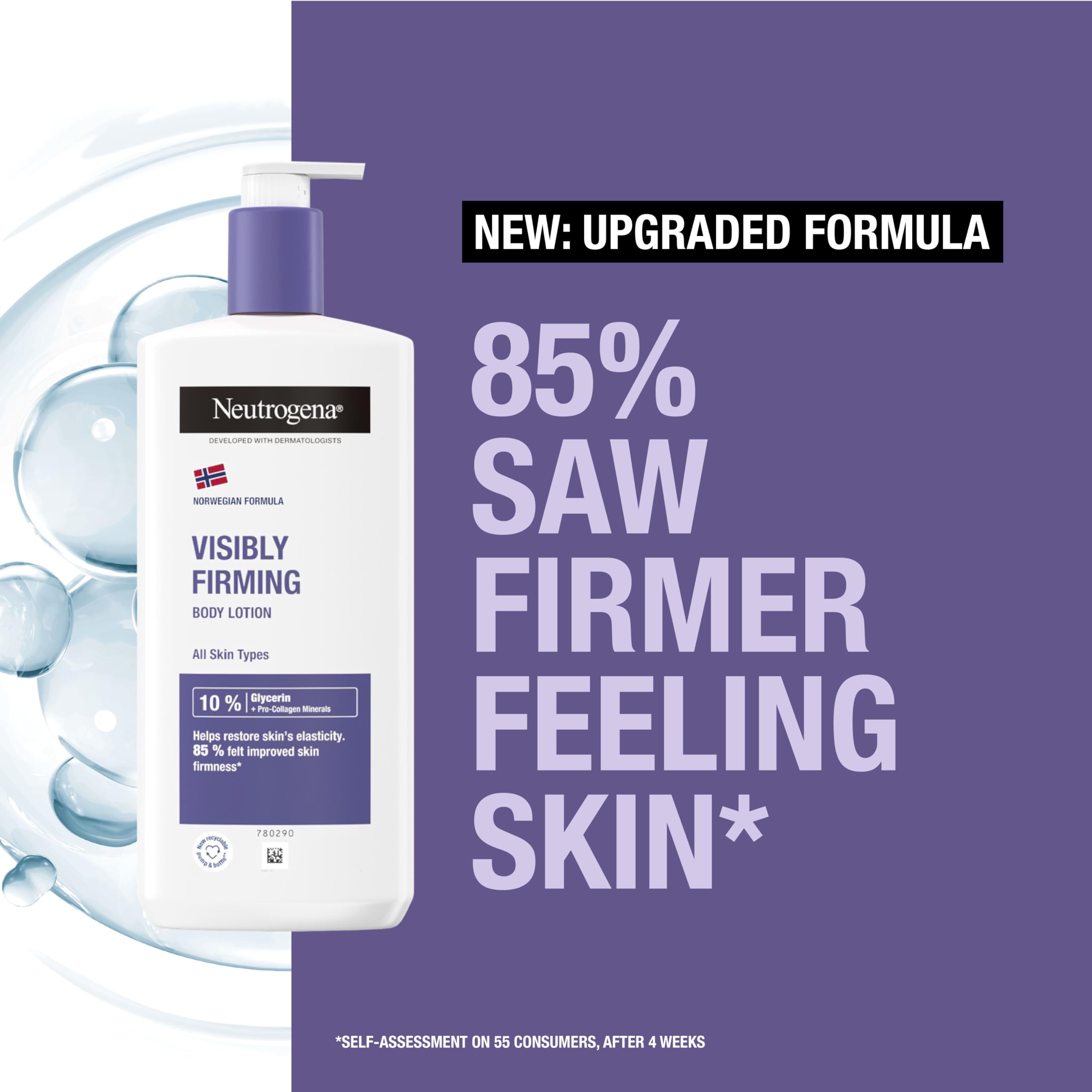 Neutrogena Visibly Renew Supple Touch Body Lotion with Collagen Boosting Minerals, 400ml 3