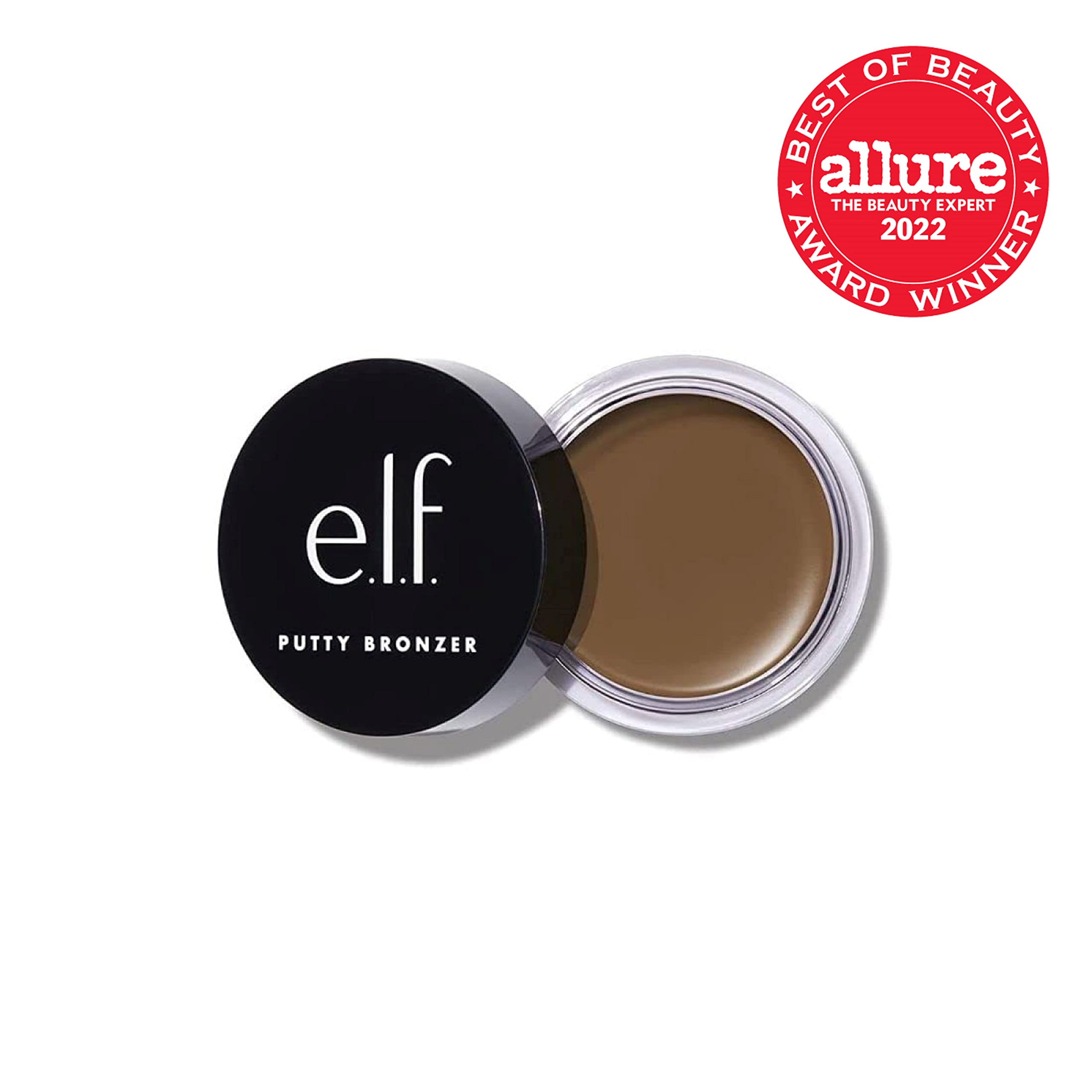 e.l.f. Putty Bronzer in Bronzed Belle - Creamy, Buildable, Argan Oil & Vitamin E Infused