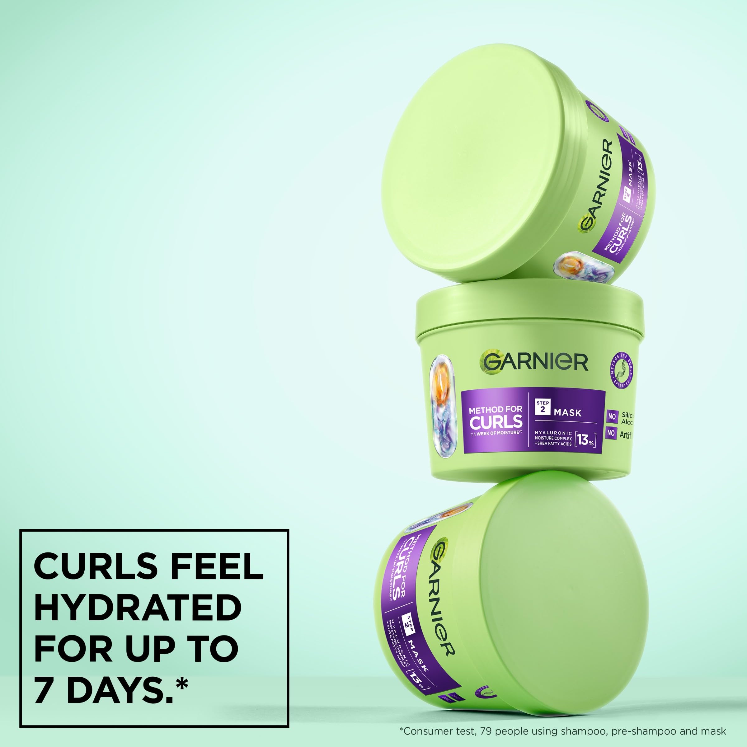 Garnier Method for Curls Haarmaske, spendet Locken bis zu 7 Tage lang Feuchtigkeit, D