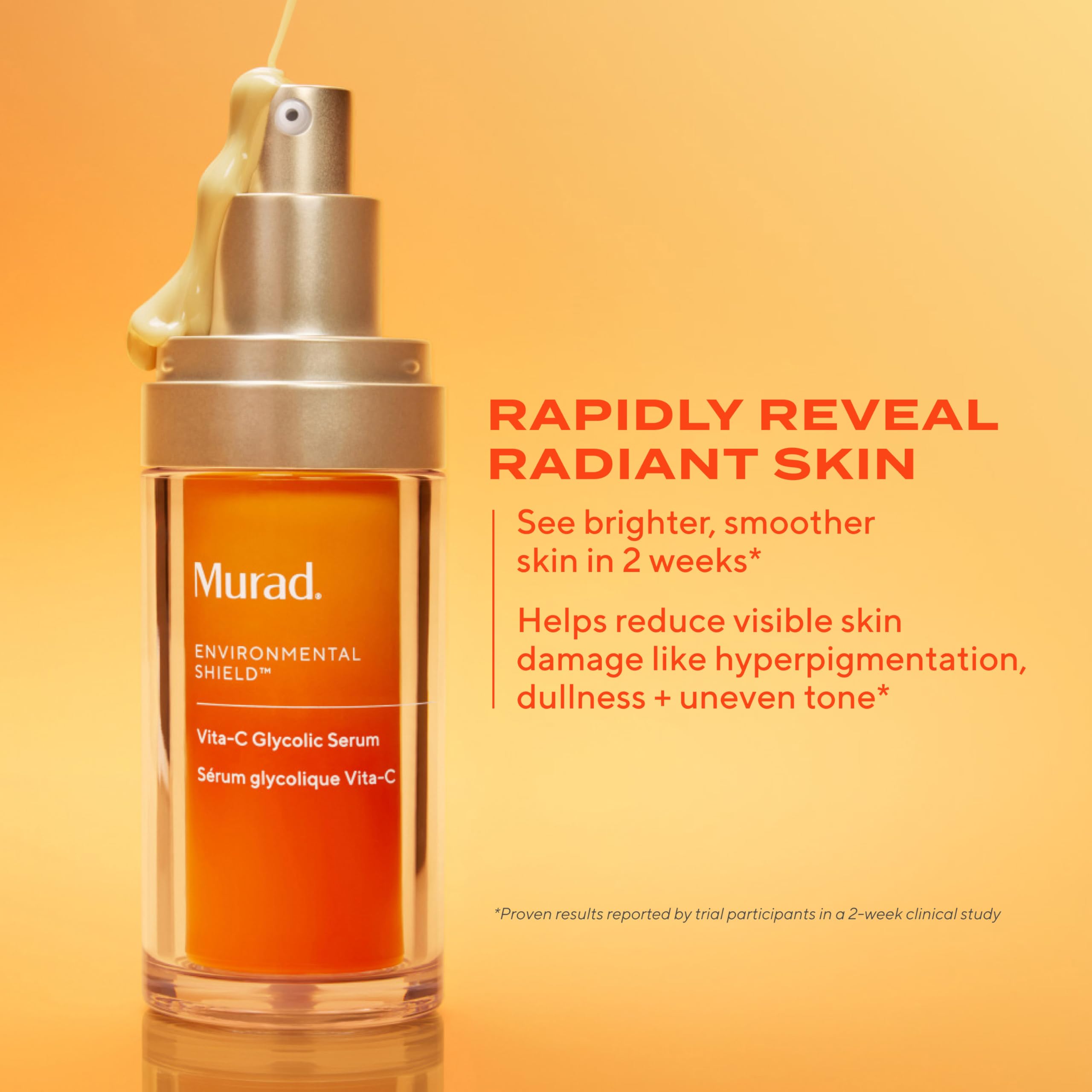 Murad Environmental Shield VITA-C Glycolic Brightening Serum for Skin Brightening 3