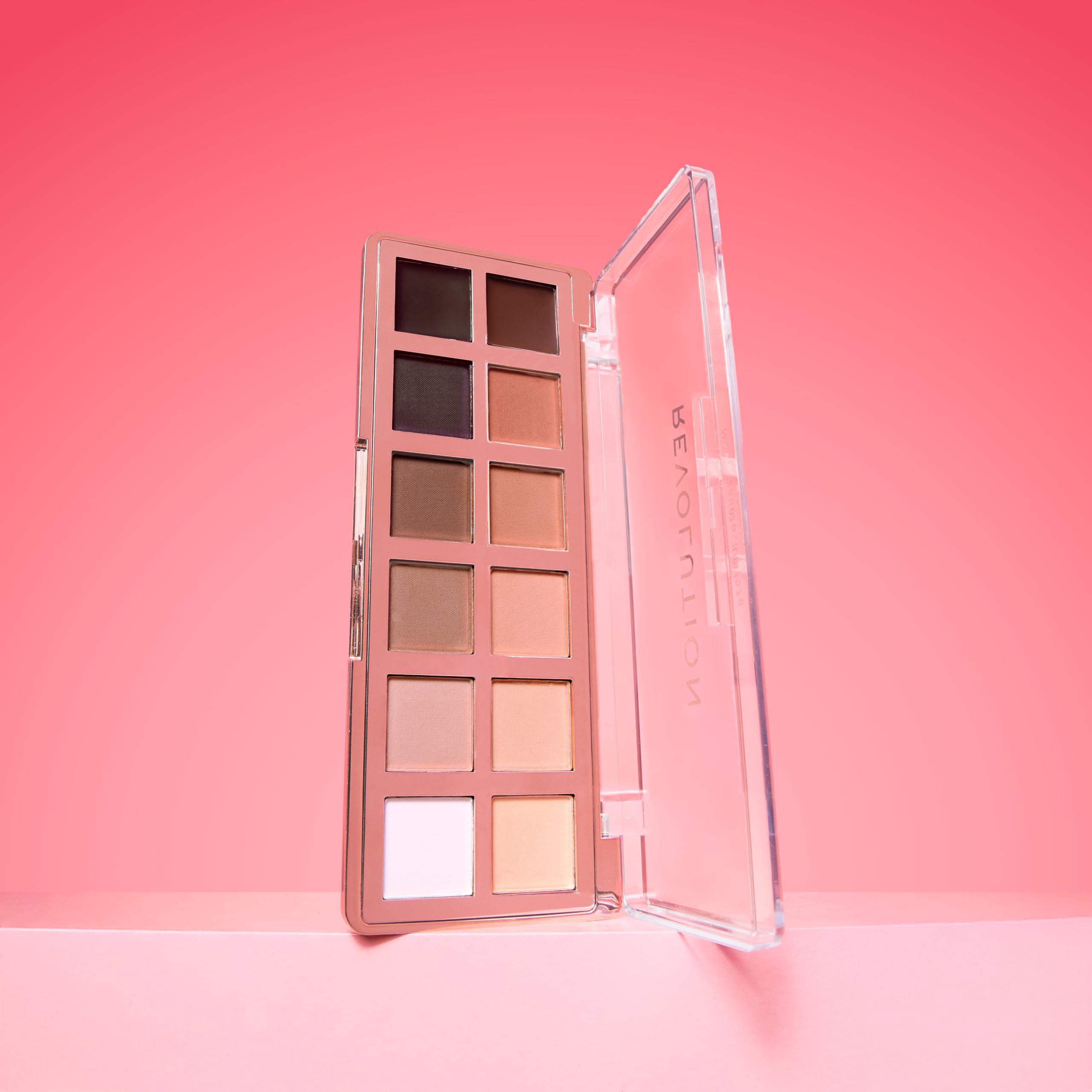 Revolution The Master Icon Matte Nudes Eyeshadow Palette - 12 High-Impact Vegan Shades 6