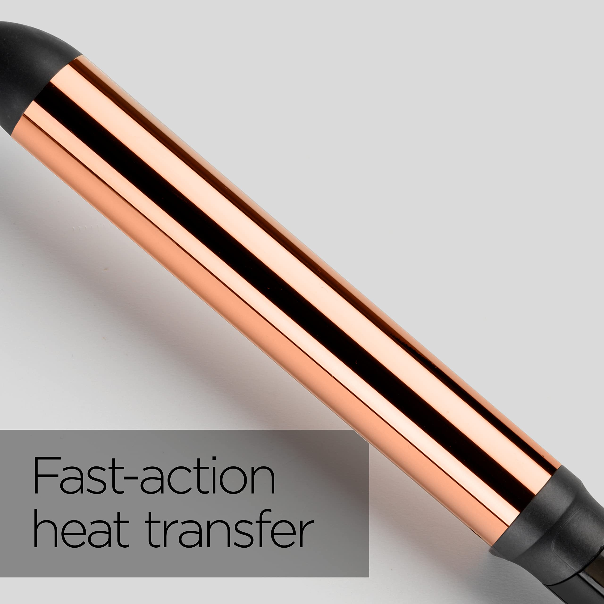 BaByliss Titanium Brilliance Waves Lockenstab – 28 mm Lockenstab für sanfte Wellen und definierte Locken, professioneller Lockenstab mit Titanbeschichtung, 6 einstellbare Temperaturstufen bis 210 °C, schnelles Aufheizen, 2356U 5