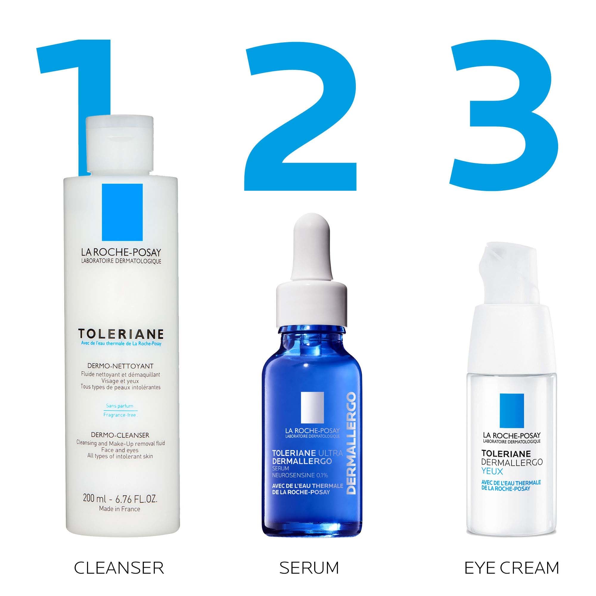 La Roche-Posay Toleriane Dermallergo Beruhigende Augencreme für empfindliche Haut 20 ml 3