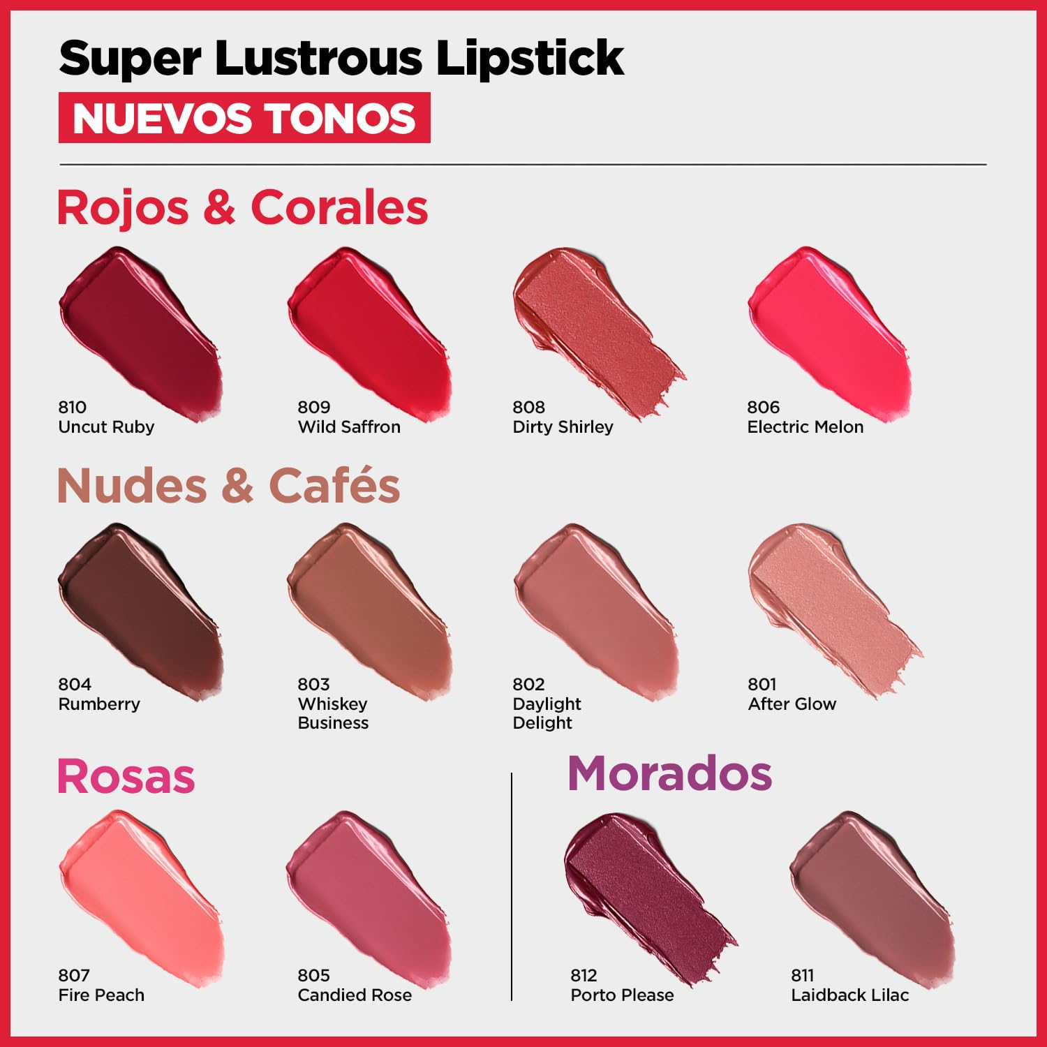 Revlon Super Lustrous Lipstick in Candied Rose - Creamy, Conditioning Color 6