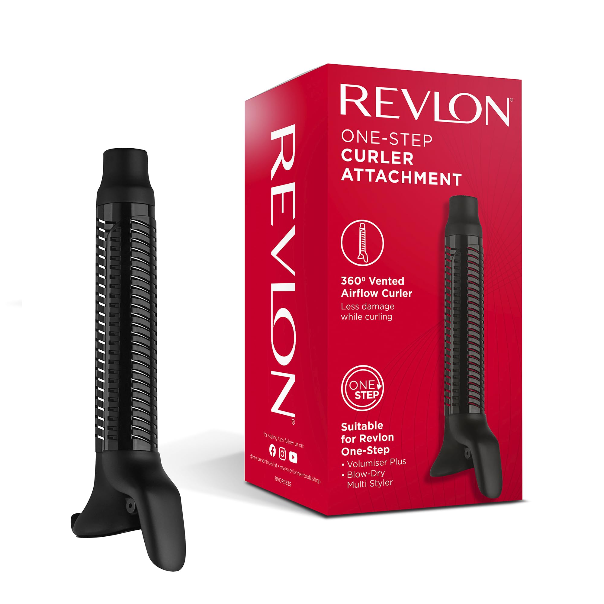 Revlon 360° Vented Curler Head Attachment for One-Step Styler