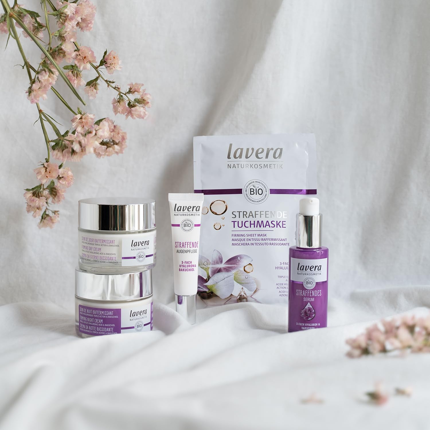 lavera Firming Day Cream with Hyaluronic Acid and Bakuchiol for Anti-Wrinkle Care 4