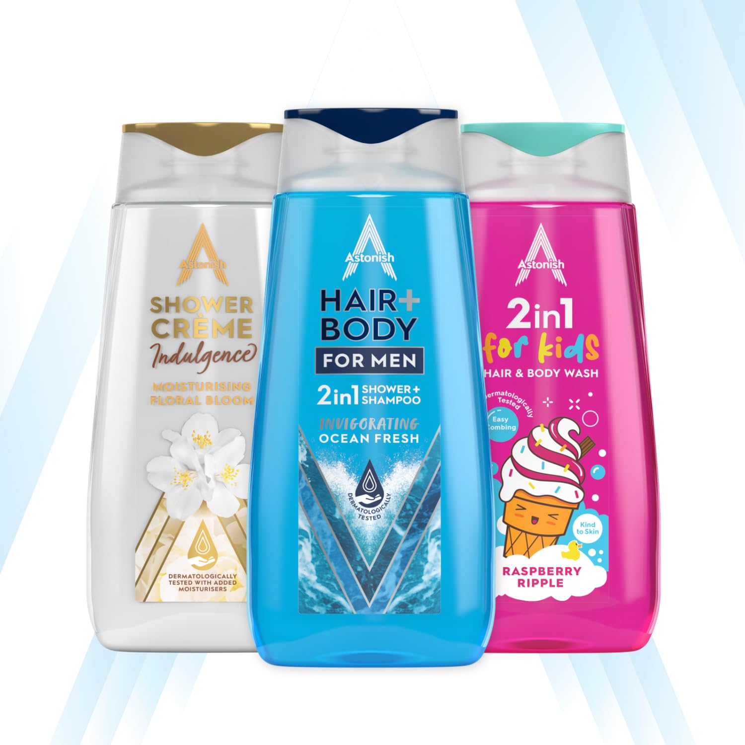 Astonish 2-in-1 Hair & Body Wash for Men, Ocean Fresh Scent, 400ml 4