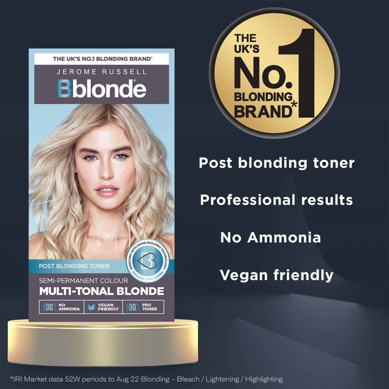 Jerome Russell Bblonde Multi-Tonal Blonde Post Blonding Toner - Semi Permanent