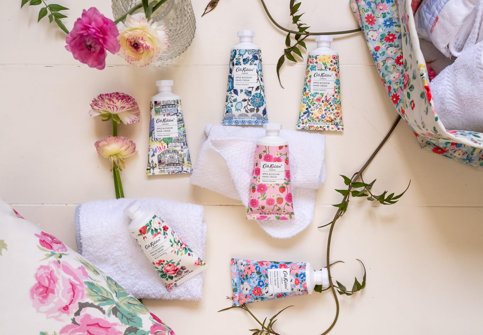 Cath Kidston Hand Cream 50ml with Shea Butter, Vitamin E, Apple Blossom & Elderflower Scent 6