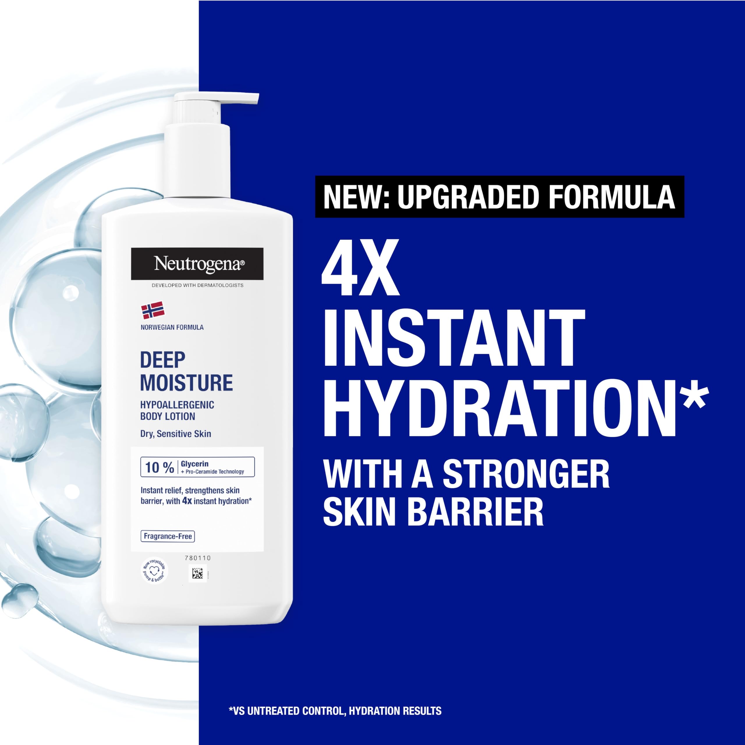 Neutrogena Norwegian Formula Deep Moisture Body Lotion for Dry and Sensitive Skin 400ml 3