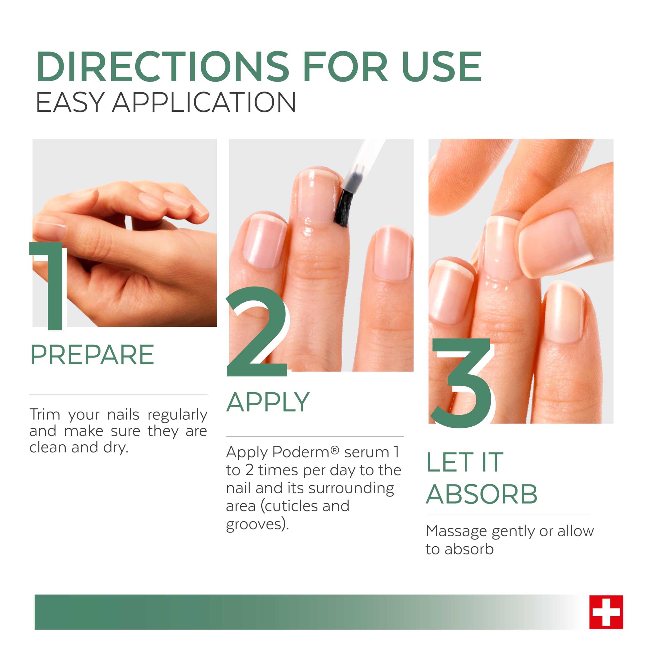 PODERM 5-in-1 Serum für brüchige Nägel – Natürlicher Nagelhärter &amp; Nagelhautreparator 6
