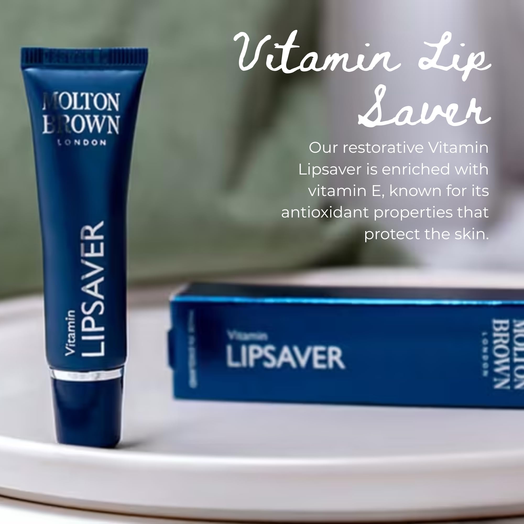 Molton Brown Vitamin Lipsaver 10ml with Vitamin E and Cocoa Butter 4