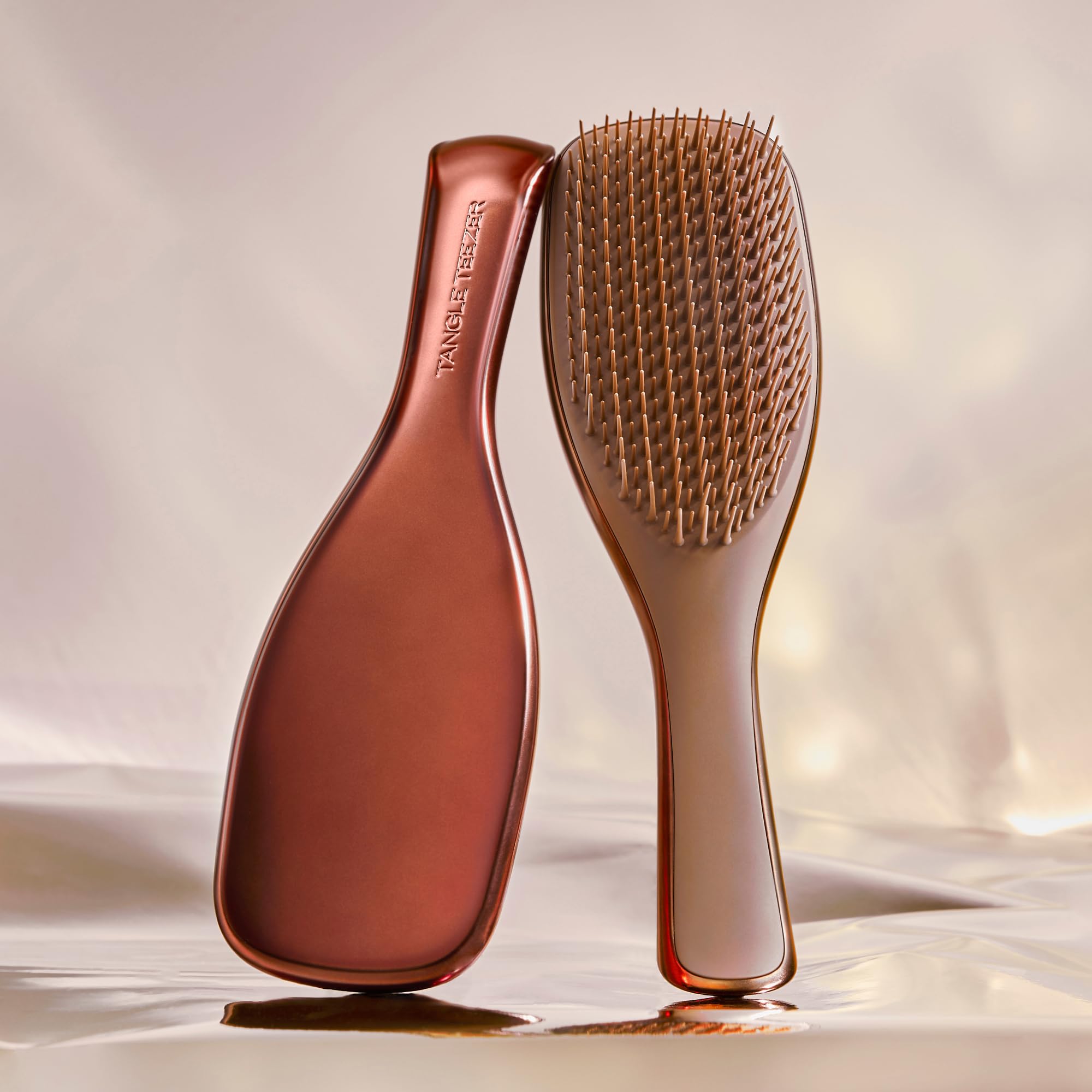 Tangle Teezer Ultimate Detangler Hairbrush - Chocolate Bronze Chrome Finish - Wet & Dry Detangling 5