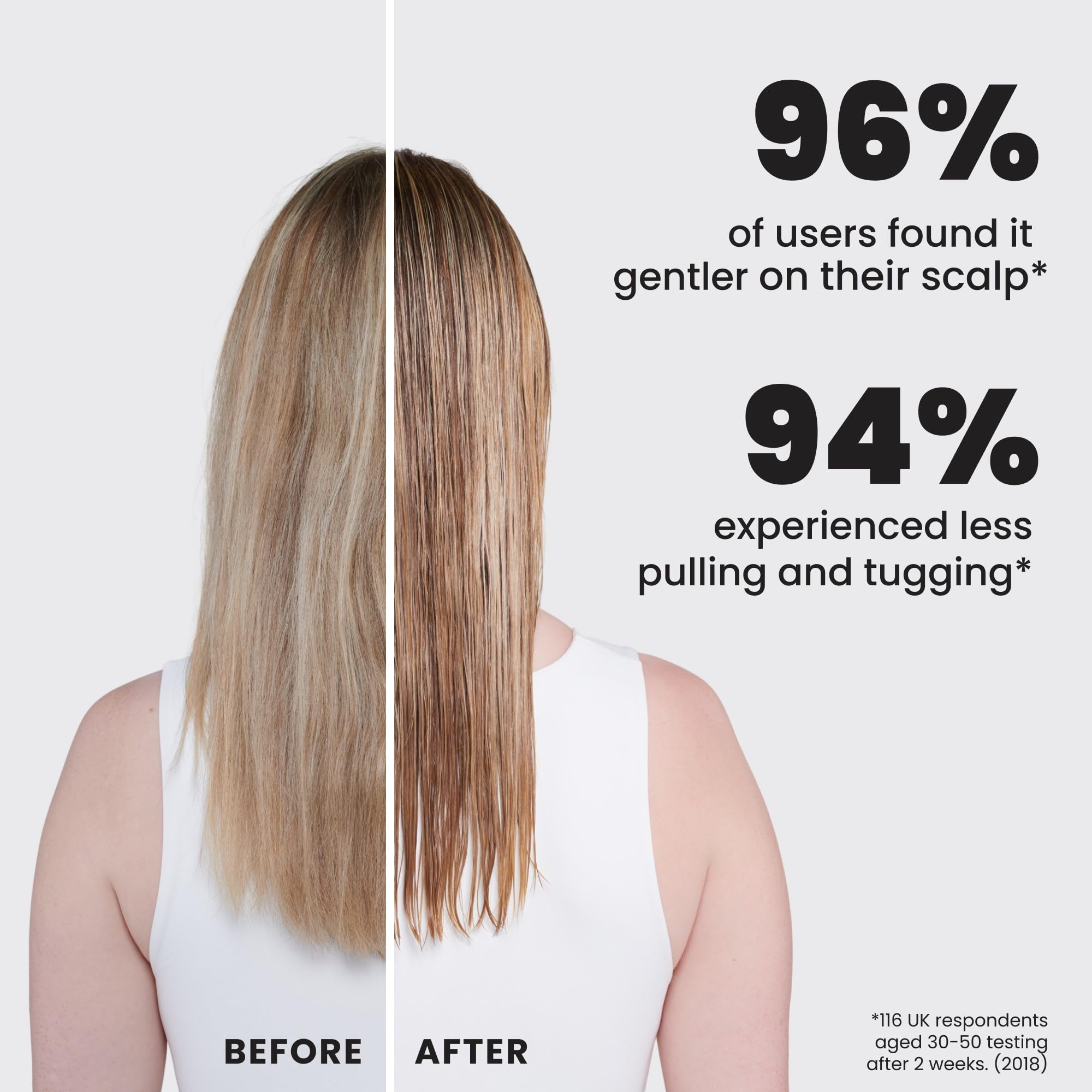 Tangle Teezer Fine and Fragile Ultimate Detangler Hairbrush for Coloured, Fine & Thin Hair - Ice Blue 6