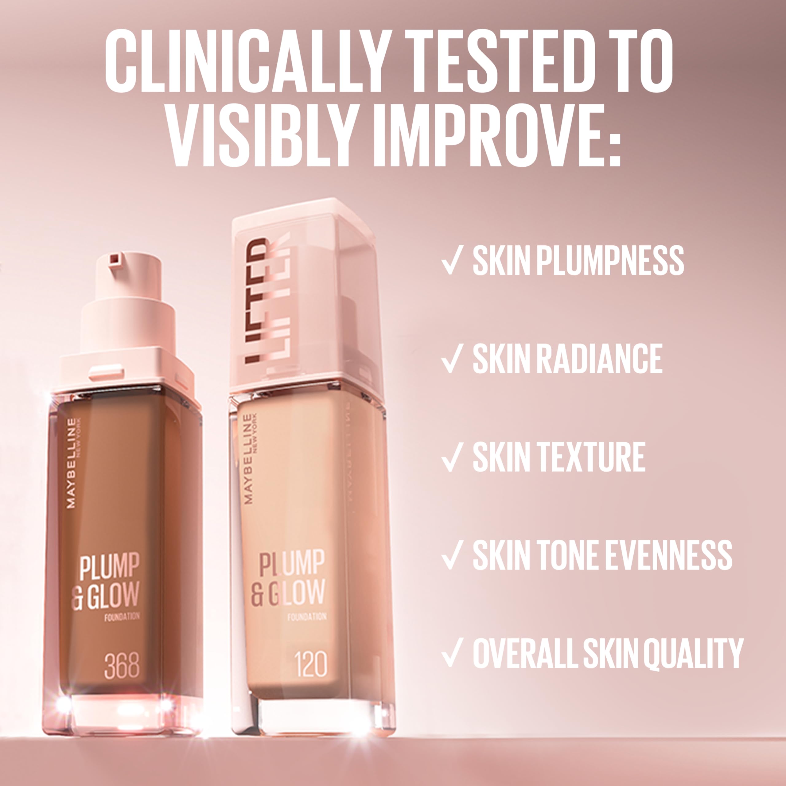 Maybelline New York Lifter Plump & Glow Foundation with Niacinamide SPF 20 8