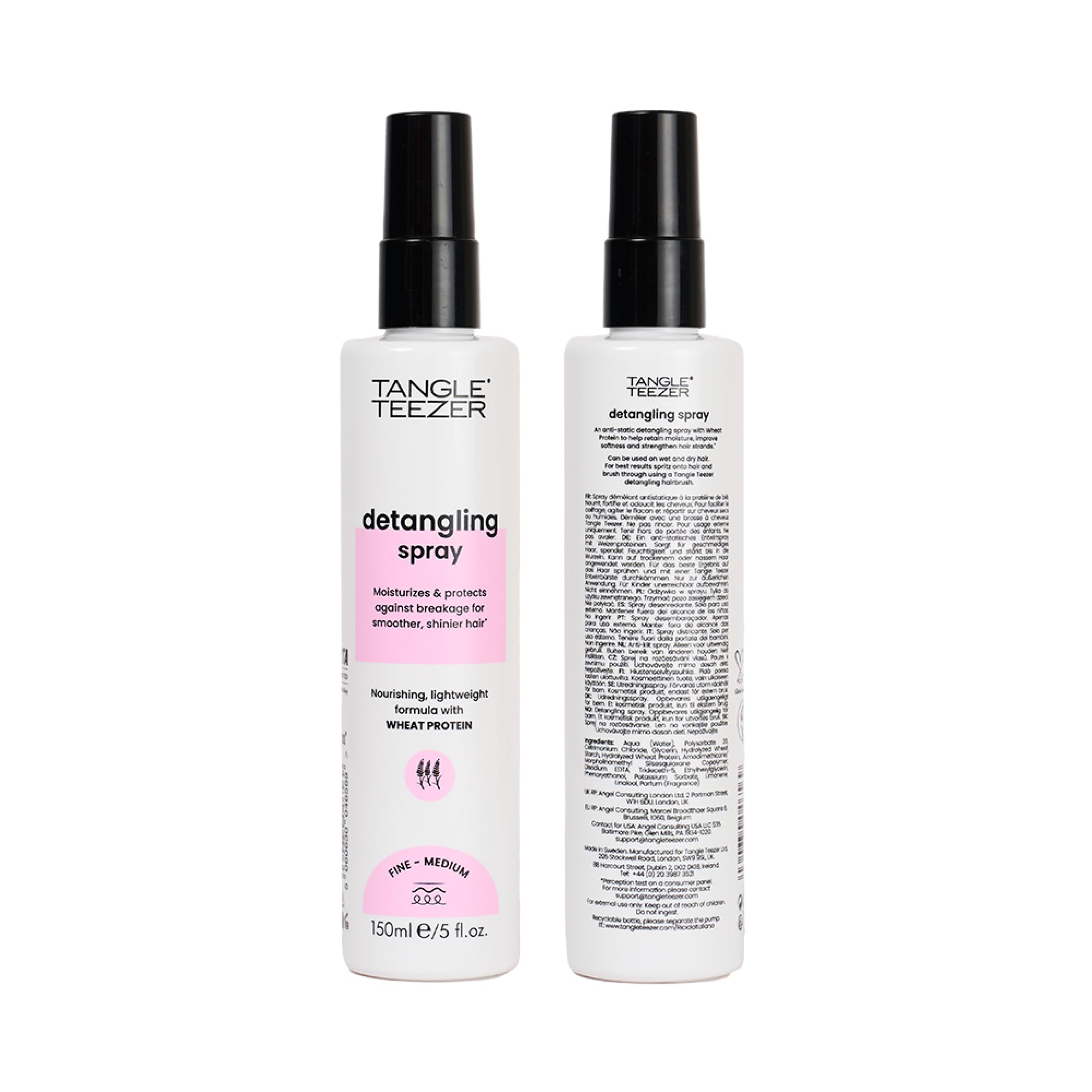 Tangle Teezer Detangling Spray for Fine & Medium Hair: Moisturises, Nourishes, Vegan
