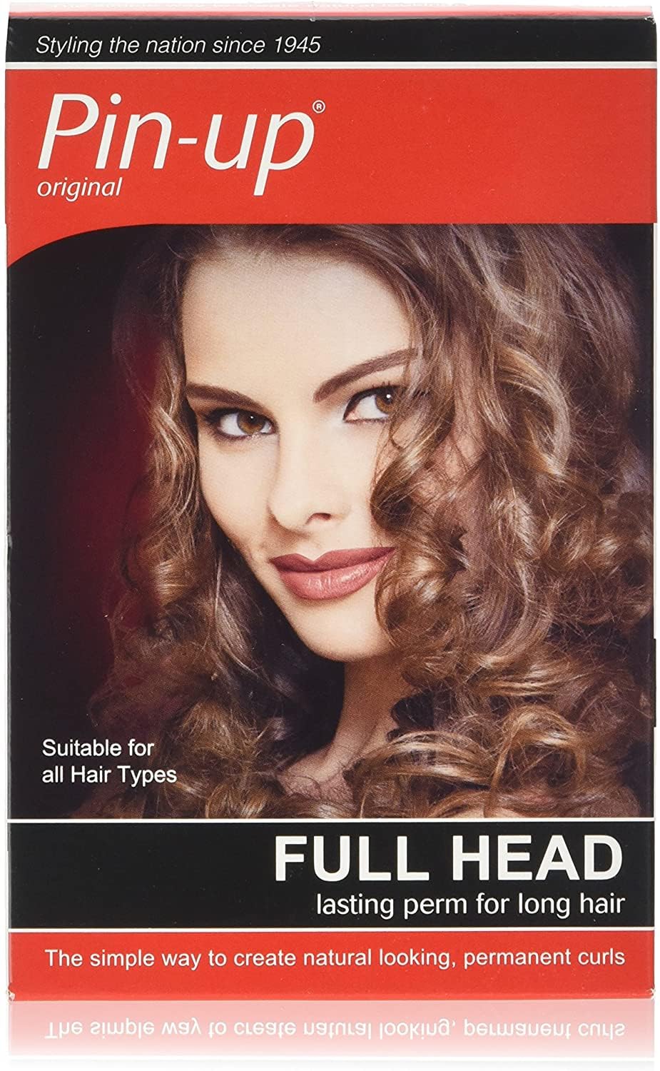 Pin-Up Original Full Head Perm Kit 170ml for Long Hair - Lasting Curl & Volume