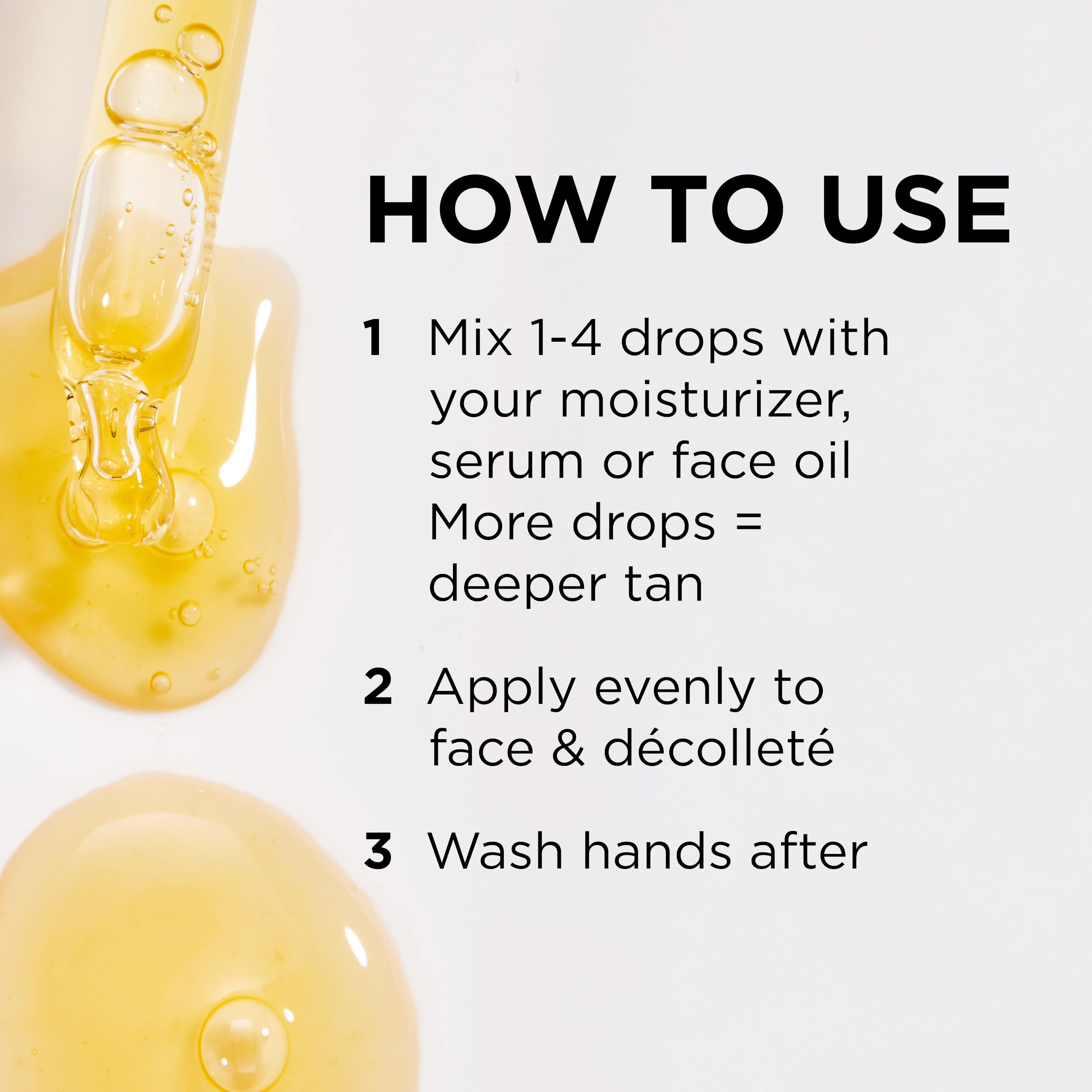 TAN-LUXE THE FACE Self Tan Drops for Custom Face Tan, Light/Medium Shade (30 ml) 6