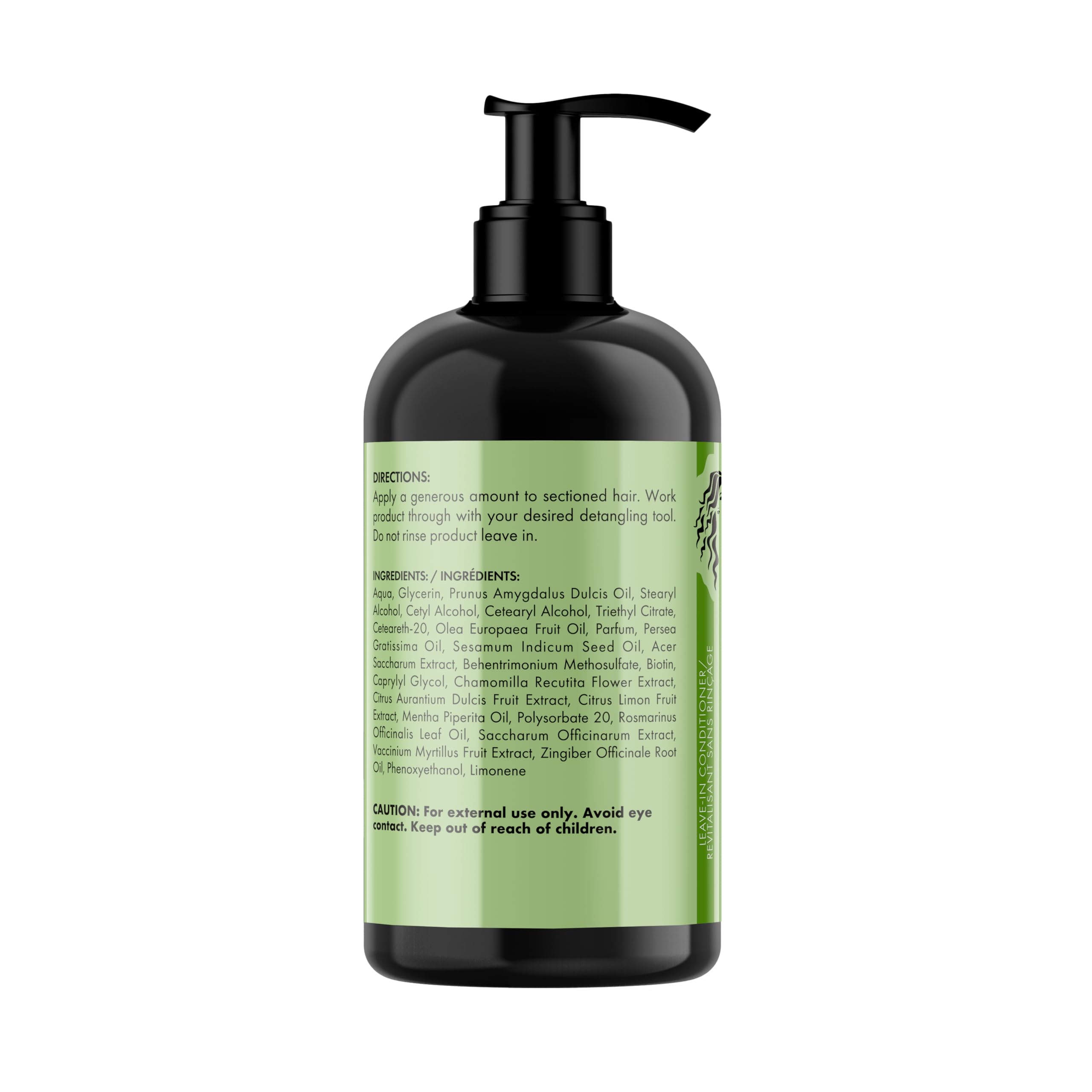 Mielle Rosemary Mint Strengthening Leave-In Conditioner with Biotin for Curly Hair 3