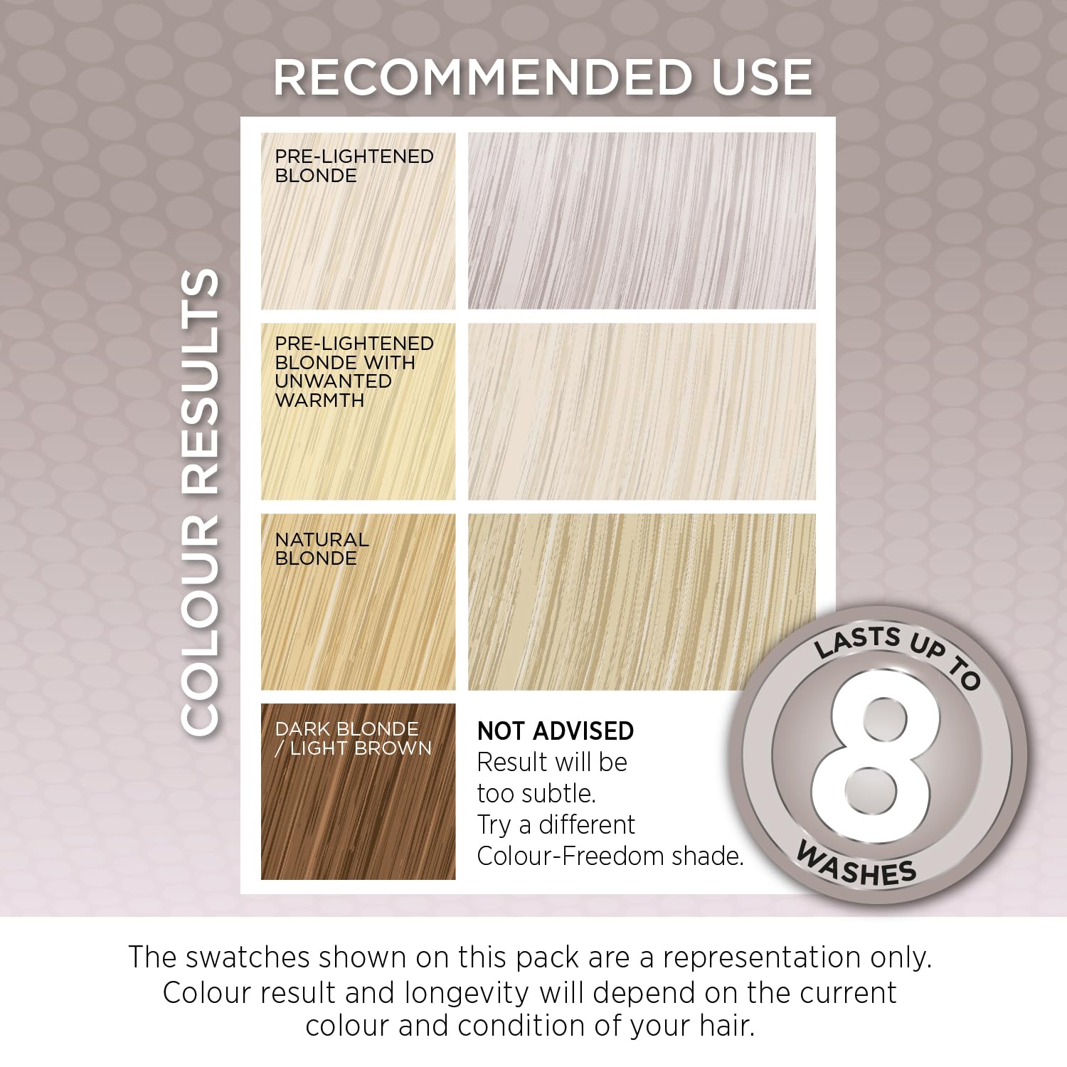 Knight & Wilson Colour Freedom Gloss Pro Silver Blonde Semi-Permanent Hair Colour Mask 150ml 8