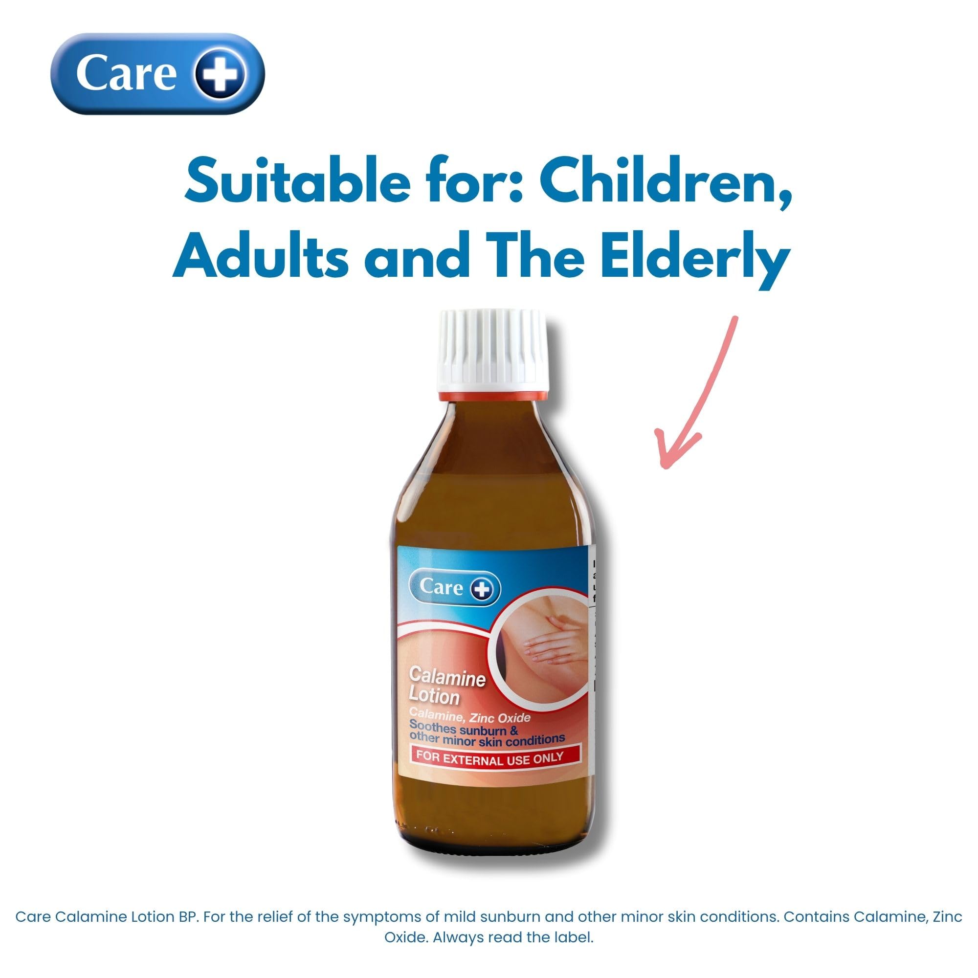 Care Calamine Lotion for Sunburn and Minor Skin Conditions Relief (200ml) 3