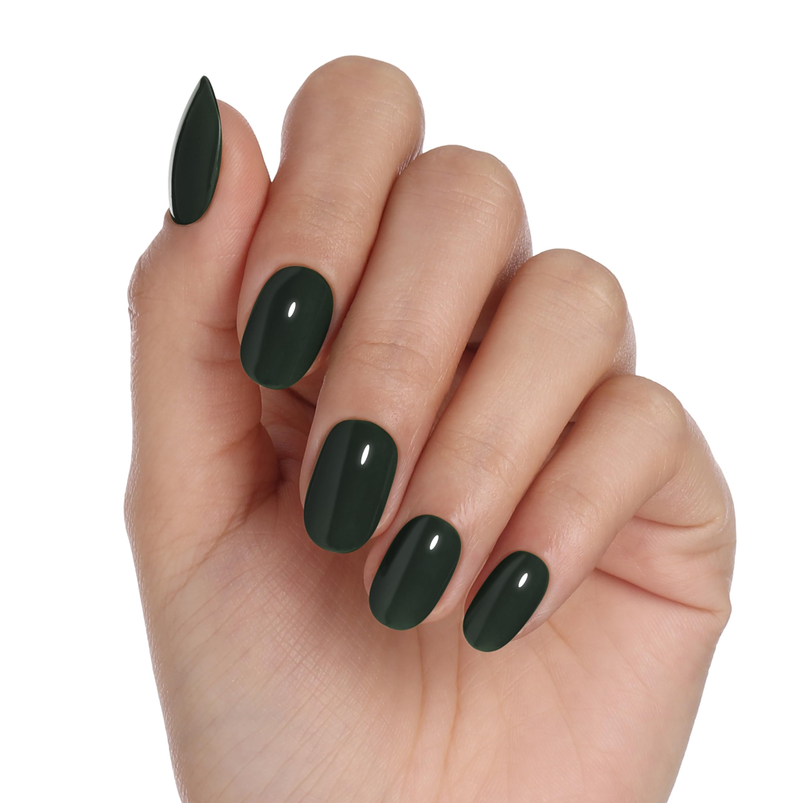 Bluesky Gel Nail Polish 10ml - Dark Humour (AW2318) Green Soak-Off Gel 7