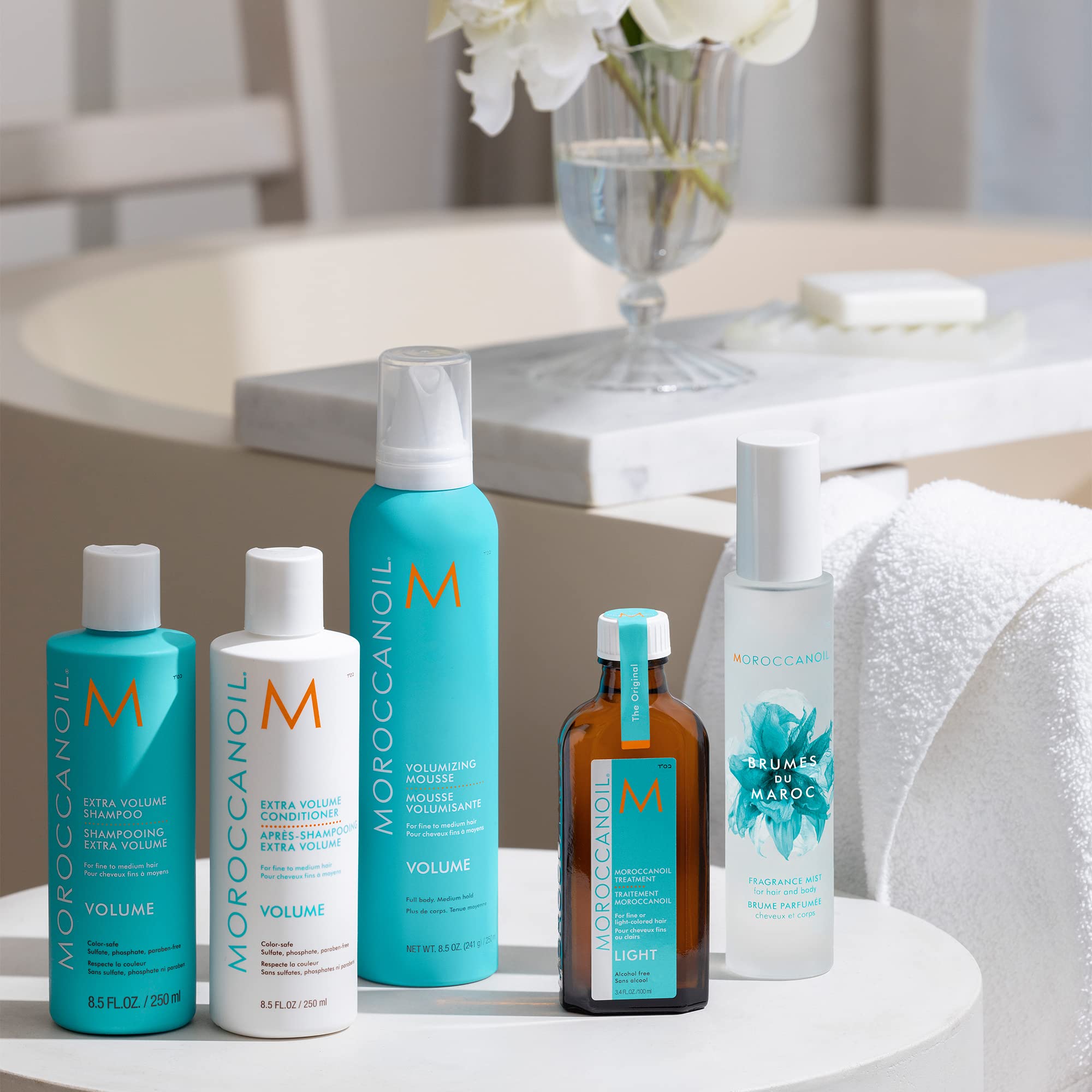 Moroccanoil Volumizing Mousse for Medium to Fine Hair with Argan Oil 5