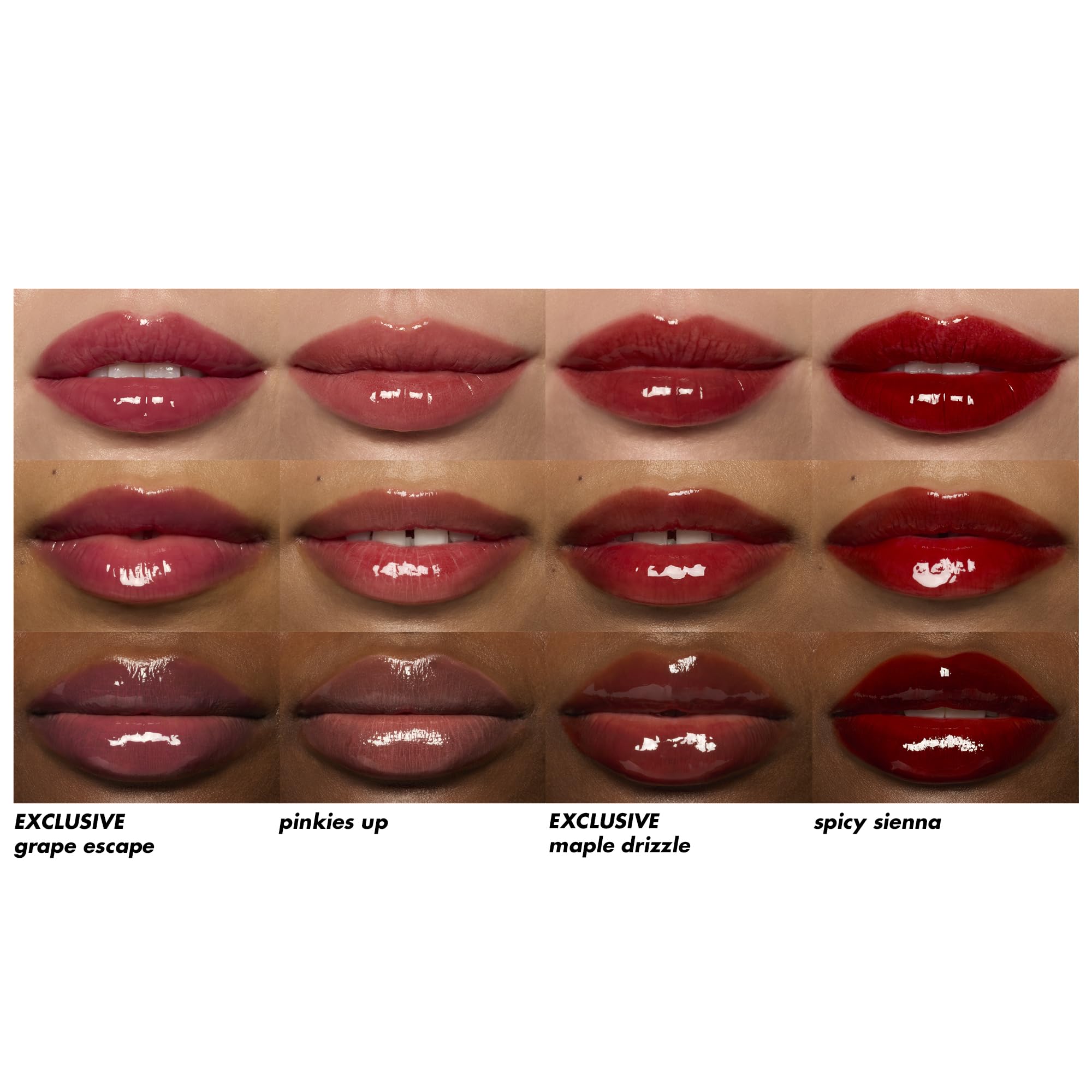 e.l.f. Glossy Lip Stain Shades 4 Days Kit with 2 Exclusive Shades 5