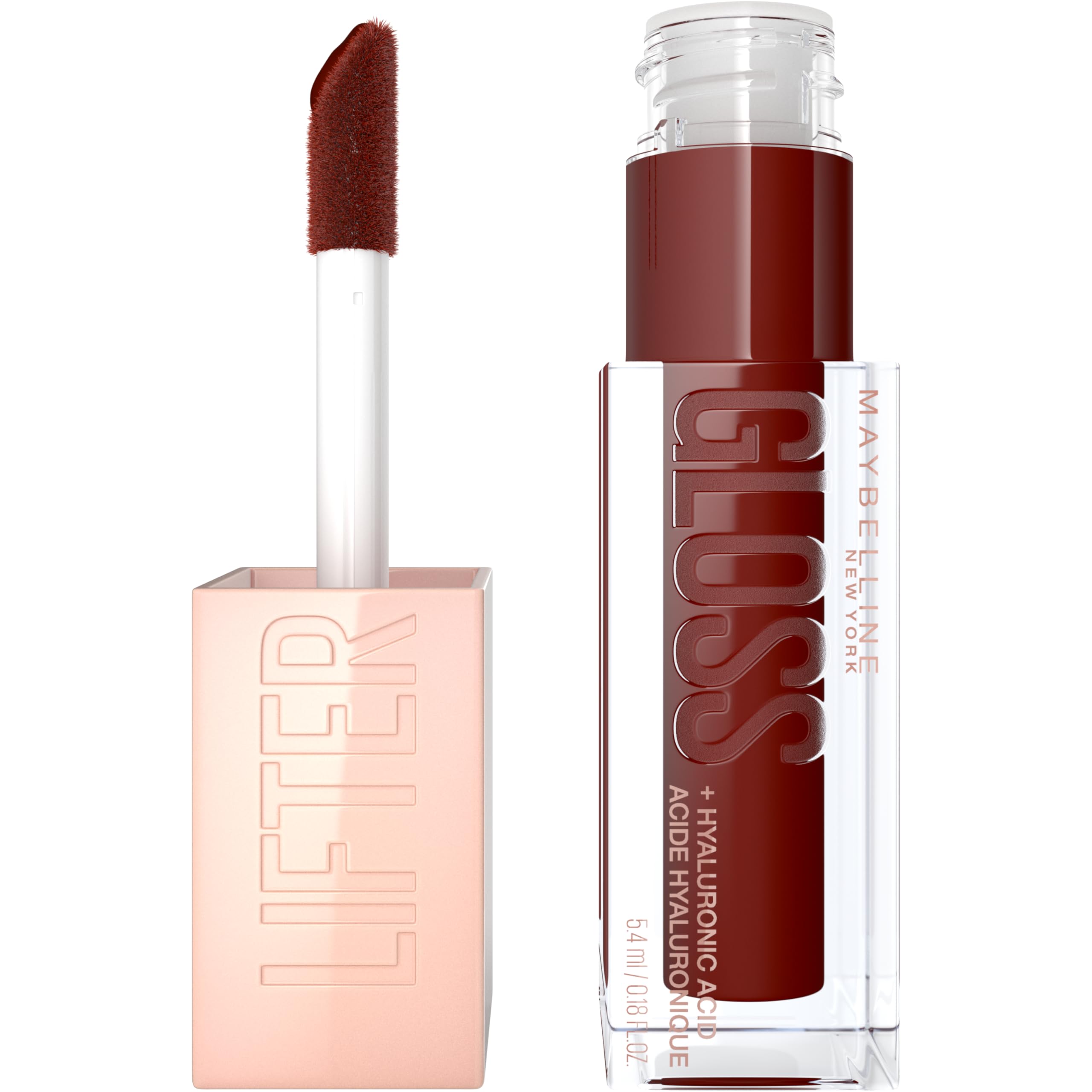 Maybelline New York Lifter Gloss Candy Lip Gloss with Hyaluronic Acid for Fuller Look