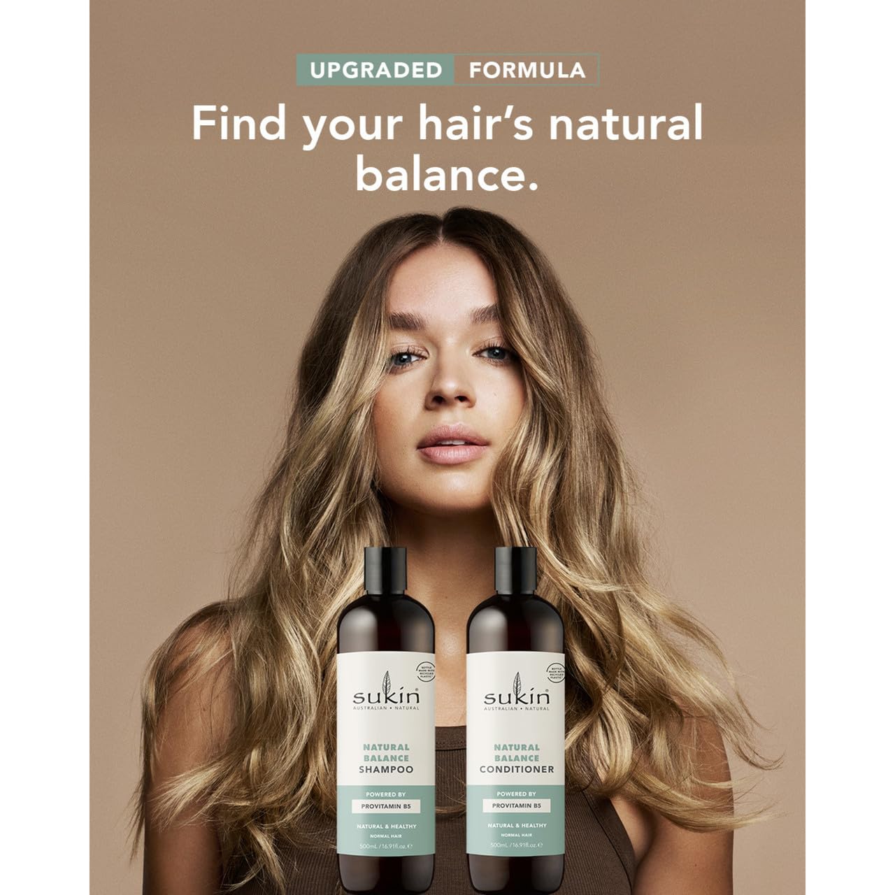 Sukin Natural Balance Shampoo 1 Litre for Normal Hair - Vegan & Cruelty-Free 7