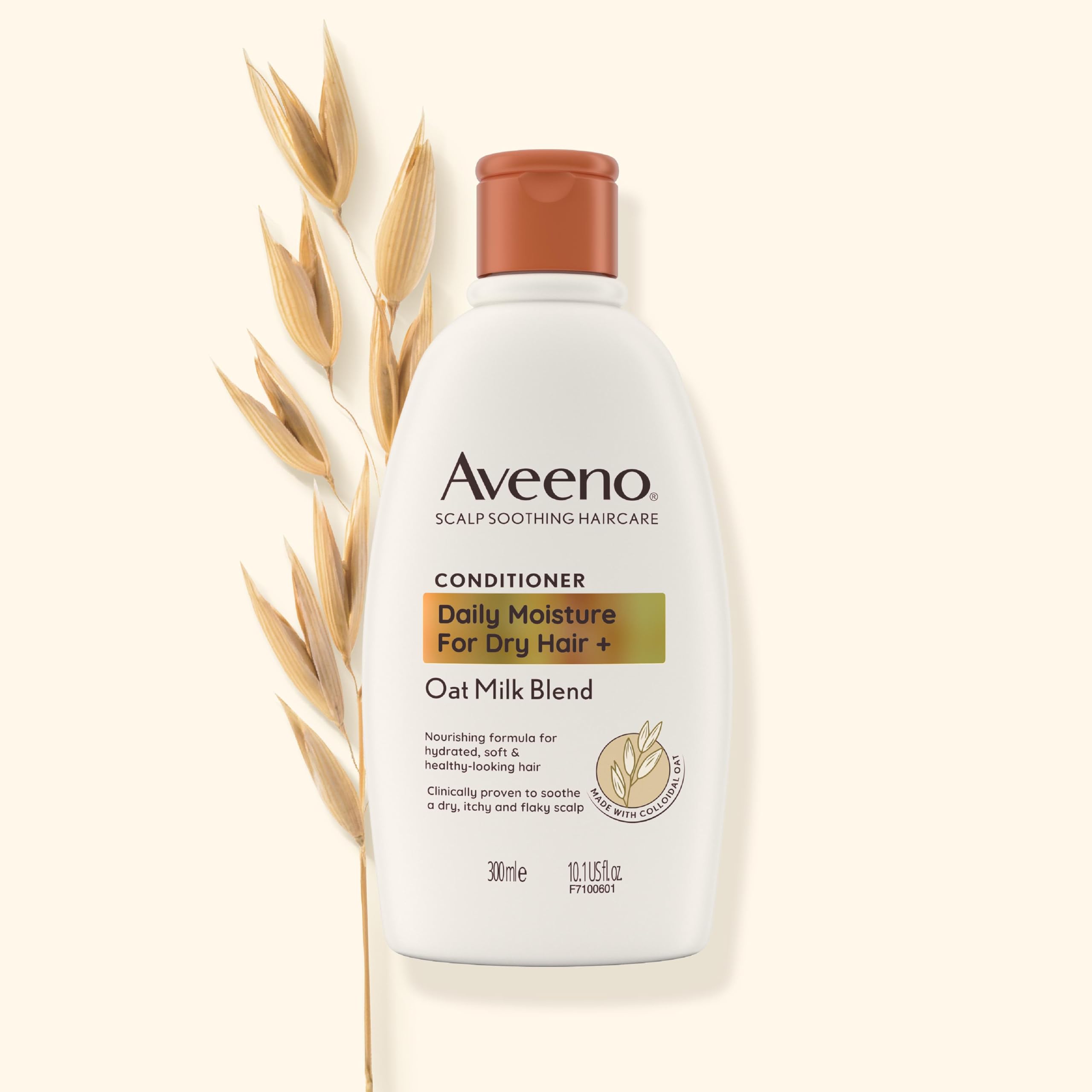 Aveeno Oat Milk Blend Scalp Soothing Haircare Daily Moisture Conditioner 300 ml 7