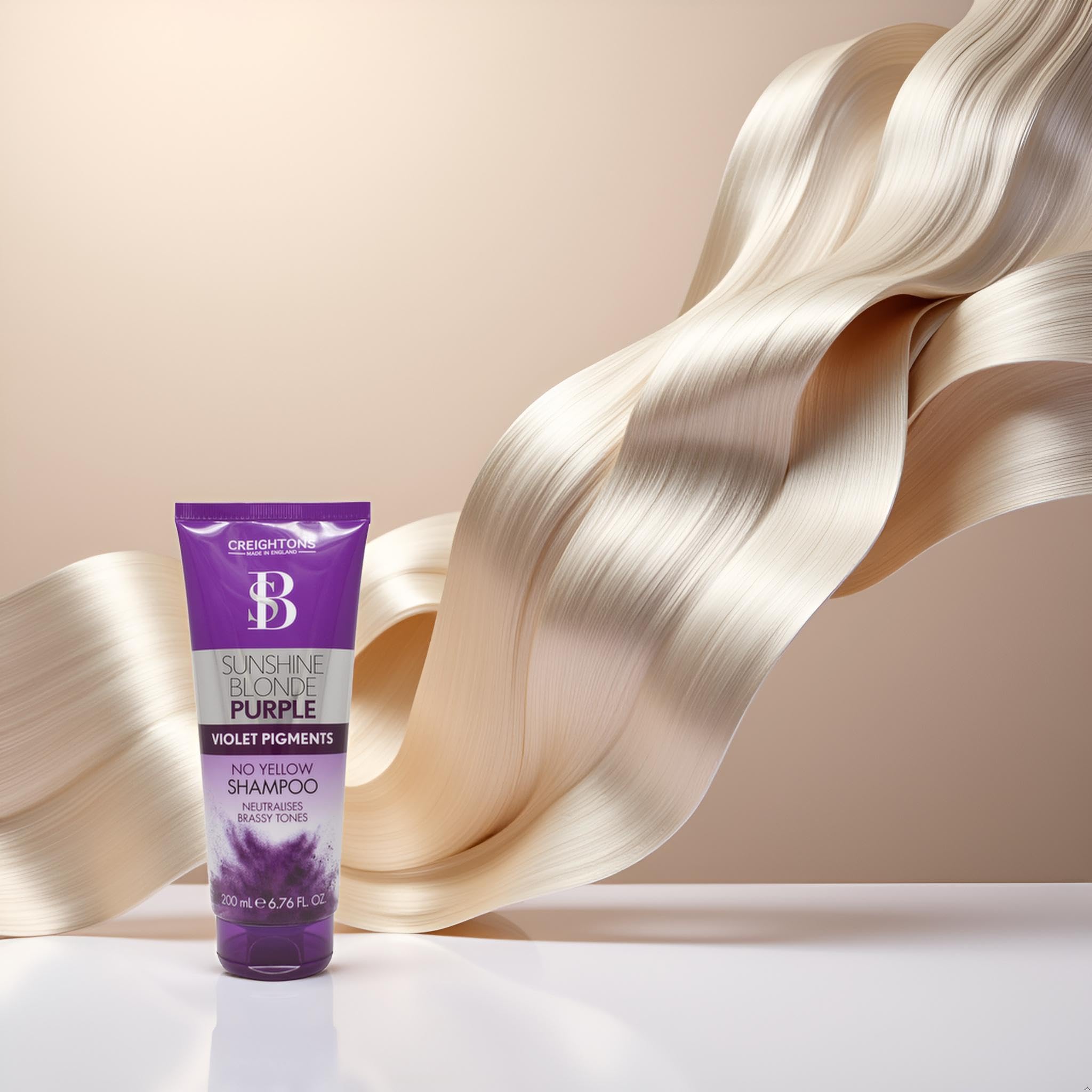 Creightons Sunshine Blonde Silver Tone Correcting Shampoo for Blonde, Platinum & White Hair (200ml) 5