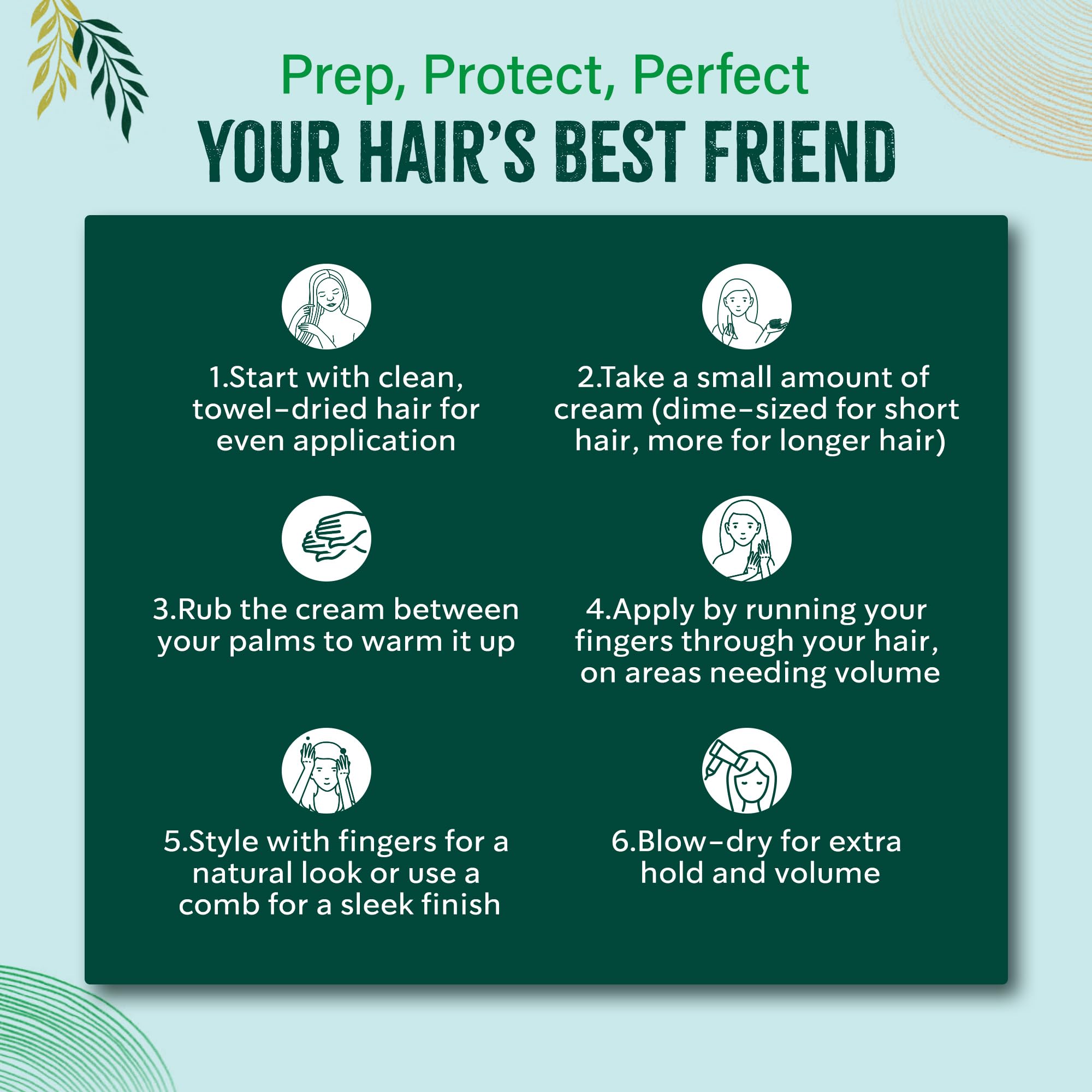 Vatika Naturals Hair Cream for Volume & Thickness 210ml with Coconut & Henna 4