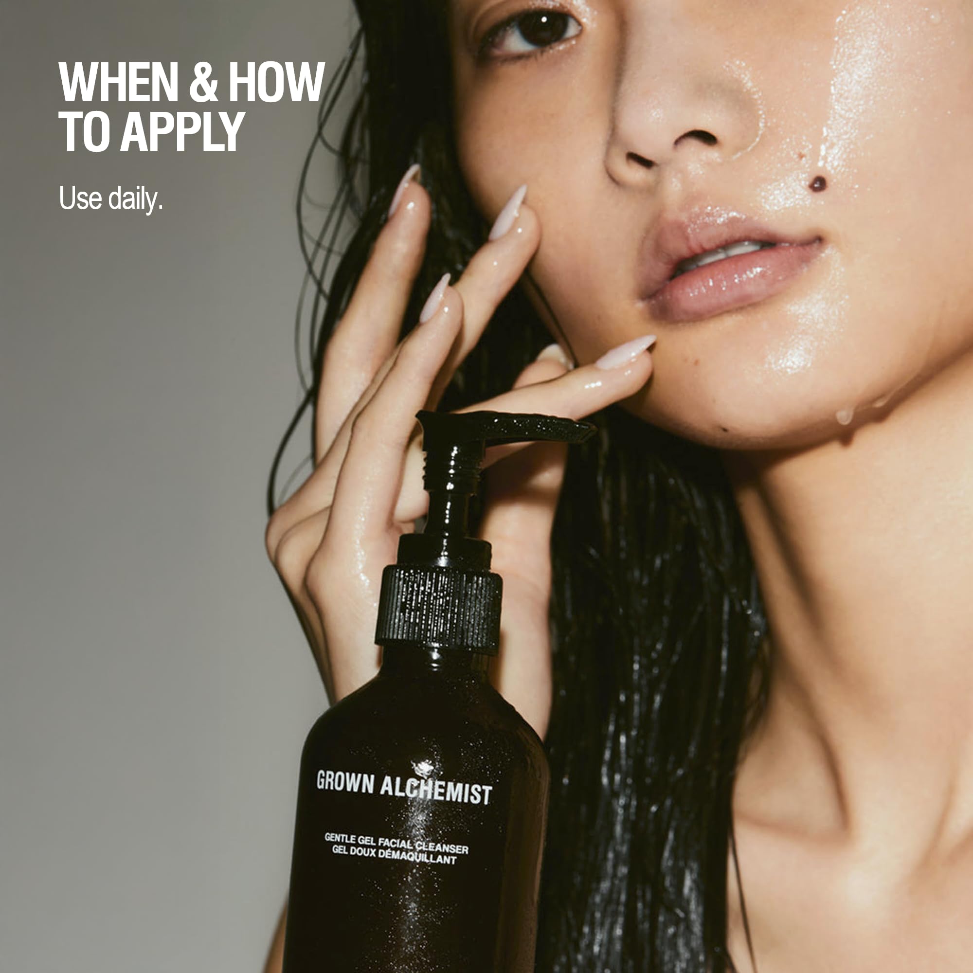 Grown Alchemist Sanftes Gel-Gesichtsreinigungsgel mit Geranienblatt und Bergamotte 5