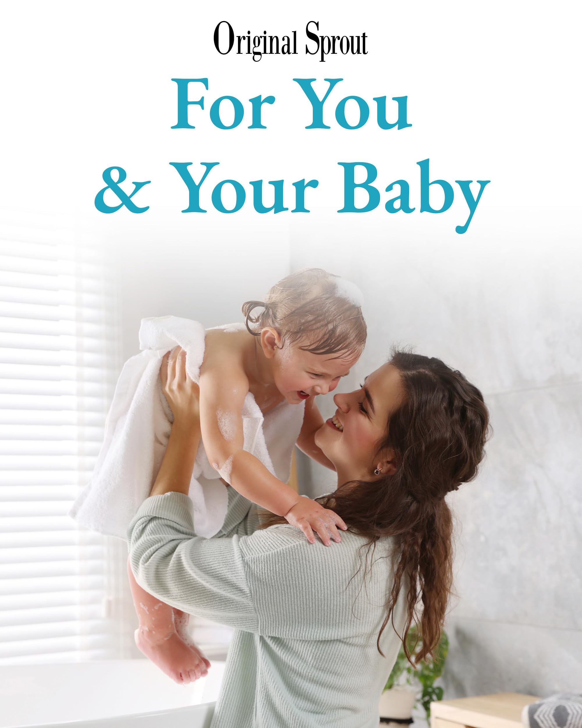 Original Sprout Haar- &amp; Körperwaschgel 2-in-1 Shampoo und Duschgel mit Rosmarinduft 6