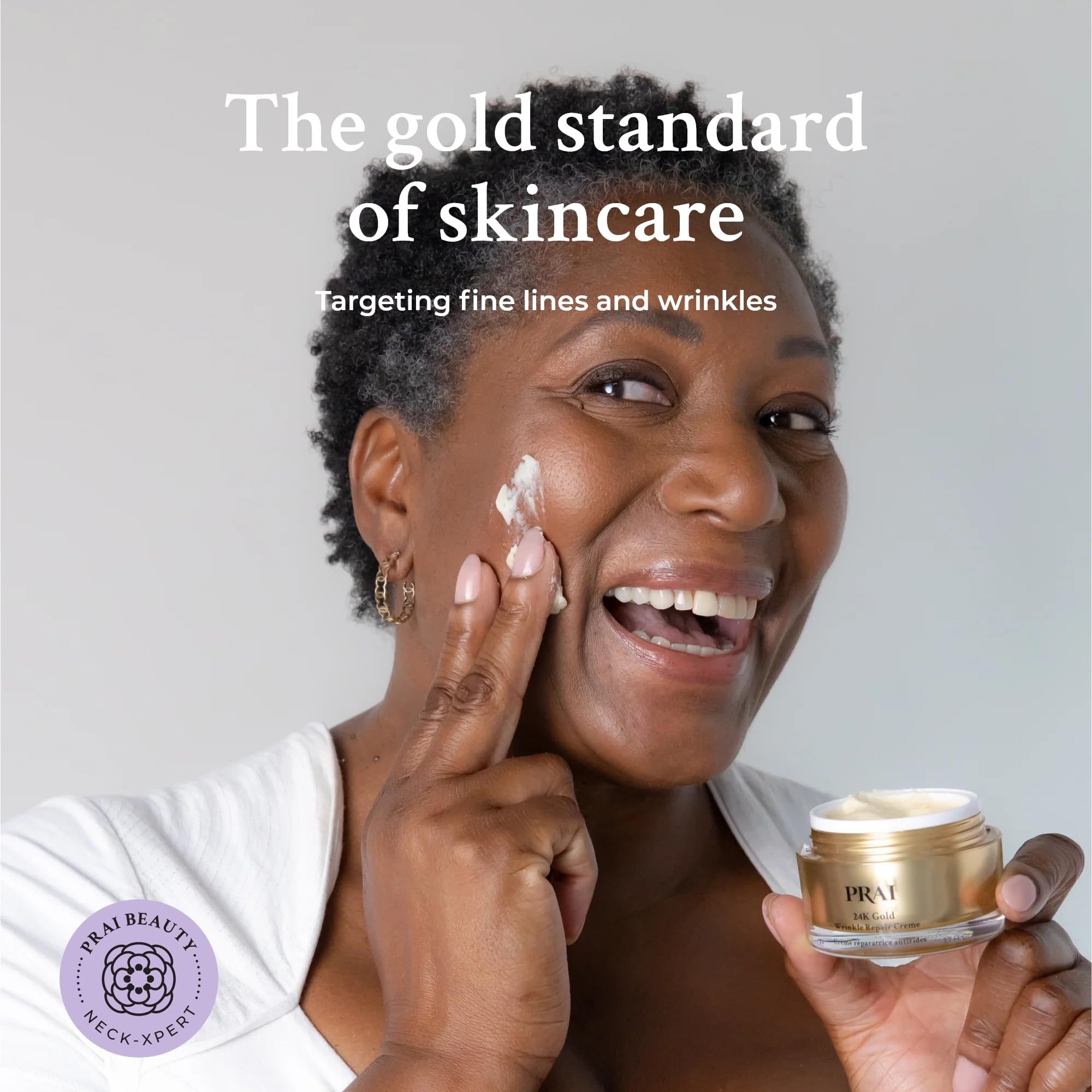PRAI 24k Gold Caviar Wrinkle Repair Creme 50ml - Intensive Anti-Ageing & Firming 6