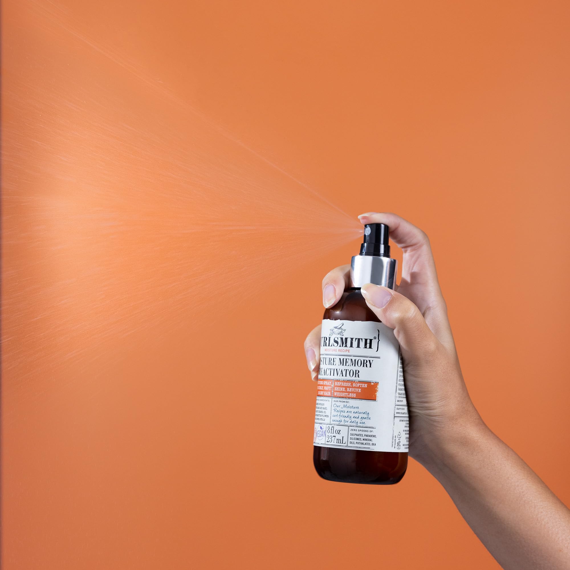 CURLSMITH Moisture Memory Reactivator - Vegan Refresher Leave-In Conditioner for Textured Hair 4